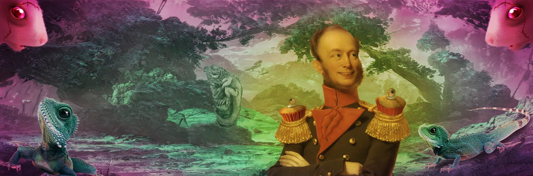 The Coterie minted their headers one by one, summoning weirdos from the past, degens from the future
and Zombies for the fortunate. Warping them in to silly colored places never visited before, multidimensional forced tourists in a legion of forever-still, panoramic dream lands. 

As we all know today, the Coterie took control of the Blue Bird Society, one header at a time. A thousand humans, opening a door to nonsense and dreams, controlling the layers of reality in a never ending work of art.