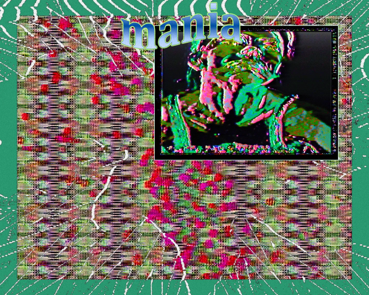 A sudden vision rushes through the mind: it might turn into a pleasant experience, grow into an annoying, recurring thought, shatter your mind into pieces, and stay there persistently. 

I want to record some of these visionary bits and record them. Analog videotapes have been used extensively to record paranormal activities. The way this technology is built gives a wide range of possibilities to document sightings of unearthly entities. 

SPECTRAL VISIONS is built from images created on analog video processing gear which allows exploring textures generated in the process of bending the video signal. I am using my own drawings and portraits as a bridge to meet the matter of spectral entities within me.