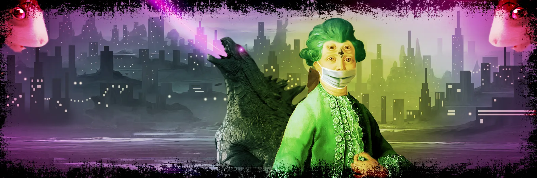 The Coterie minted their headers one by one, summoning weirdos from the past, degens from the future
and Zombies for the fortunate. Warping them in to silly colored places never visited before, multidimensional forced tourists in a legion of forever-still, panoramic dream lands. 

As we all know today, the Coterie took control of the Blue Bird Society, one header at a time. A thousand humans, opening a door to nonsense and dreams, controlling the layers of reality in a never ending work of art.