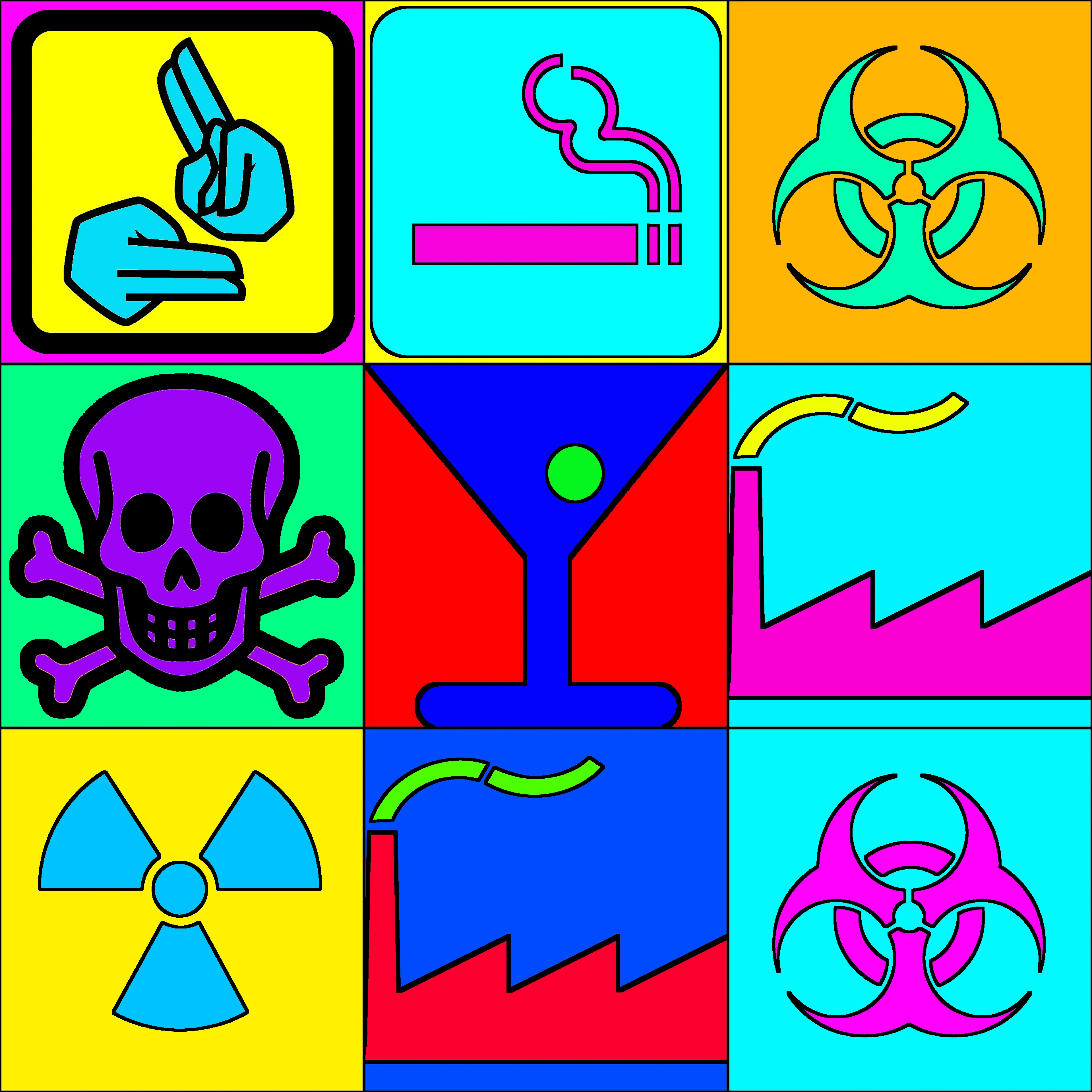The signs are all there, if only we'll take the time to read and understand them. Do they warn us of danger? Or, simply alert us to something more innocent. Eighteen different signs in a multitude of colorways. Rare neon signs. Five Legendary editions. Can you read the signs?
