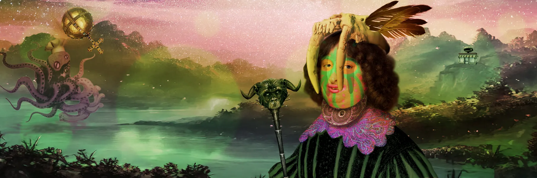 The Coterie minted their headers one by one, summoning weirdos from the past, degens from the future
and Zombies for the fortunate. Warping them in to silly colored places never visited before, multidimensional forced tourists in a legion of forever-still, panoramic dream lands. 

As we all know today, the Coterie took control of the Blue Bird Society, one header at a time. A thousand humans, opening a door to nonsense and dreams, controlling the layers of reality in a never ending work of art.