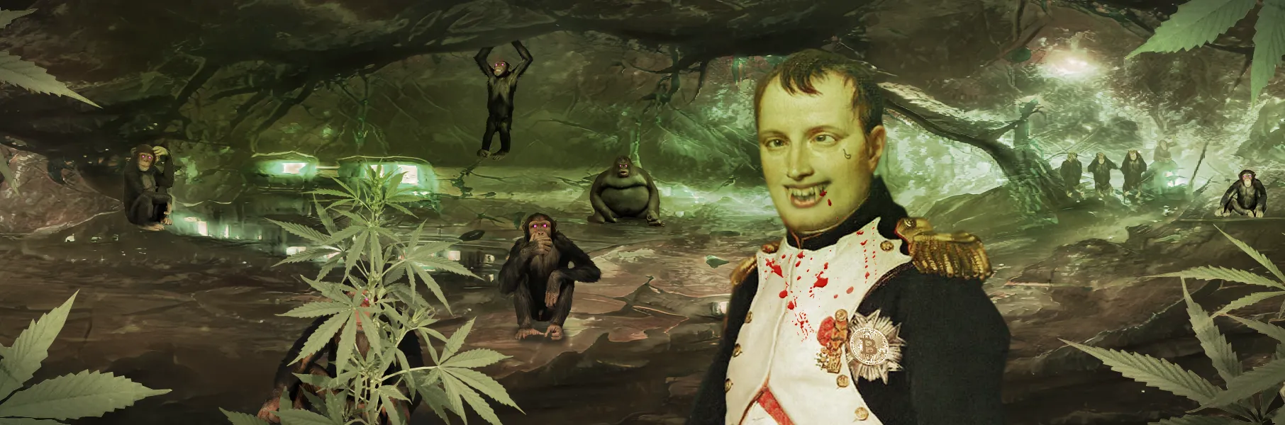 The Coterie minted their headers one by one, summoning weirdos from the past, degens from the future
and Zombies for the fortunate. Warping them in to silly colored places never visited before, multidimensional forced tourists in a legion of forever-still, panoramic dream lands. 

As we all know today, the Coterie took control of the Blue Bird Society, one header at a time. A thousand humans, opening a door to nonsense and dreams, controlling the layers of reality in a never ending work of art.