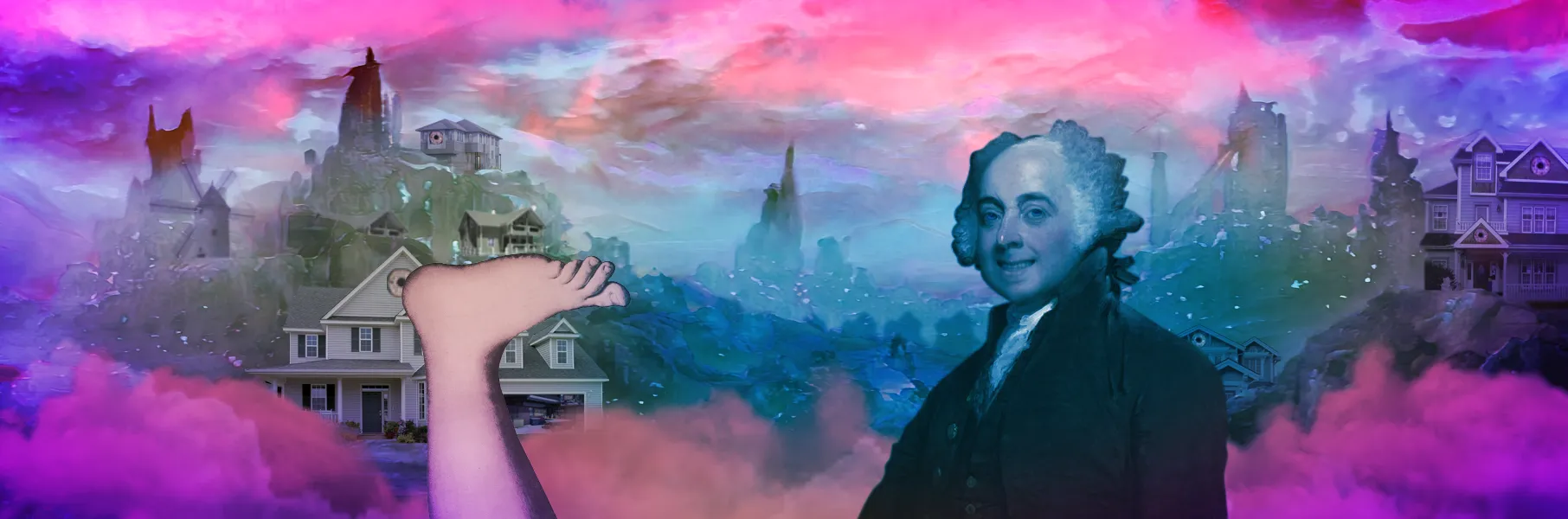 The Coterie minted their headers one by one, summoning weirdos from the past, degens from the future
and Zombies for the fortunate. Warping them in to silly colored places never visited before, multidimensional forced tourists in a legion of forever-still, panoramic dream lands. 

As we all know today, the Coterie took control of the Blue Bird Society, one header at a time. A thousand humans, opening a door to nonsense and dreams, controlling the layers of reality in a never ending work of art.