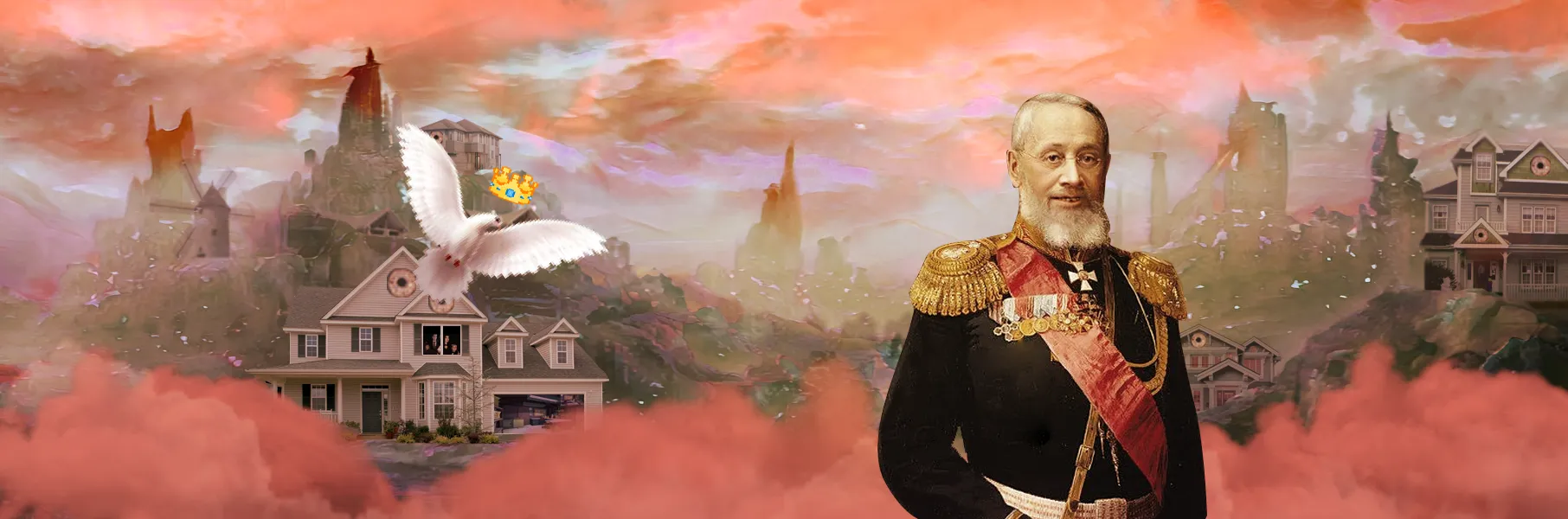 The Coterie minted their headers one by one, summoning weirdos from the past, degens from the future
and Zombies for the fortunate. Warping them in to silly colored places never visited before, multidimensional forced tourists in a legion of forever-still, panoramic dream lands. 

As we all know today, the Coterie took control of the Blue Bird Society, one header at a time. A thousand humans, opening a door to nonsense and dreams, controlling the layers of reality in a never ending work of art.