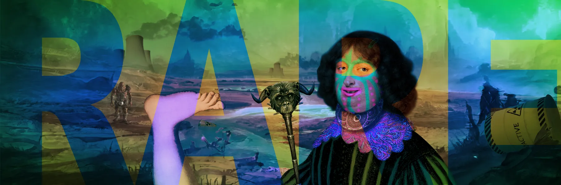 The Coterie minted their headers one by one, summoning weirdos from the past, degens from the future
and Zombies for the fortunate. Warping them in to silly colored places never visited before, multidimensional forced tourists in a legion of forever-still, panoramic dream lands. 

As we all know today, the Coterie took control of the Blue Bird Society, one header at a time. A thousand humans, opening a door to nonsense and dreams, controlling the layers of reality in a never ending work of art.