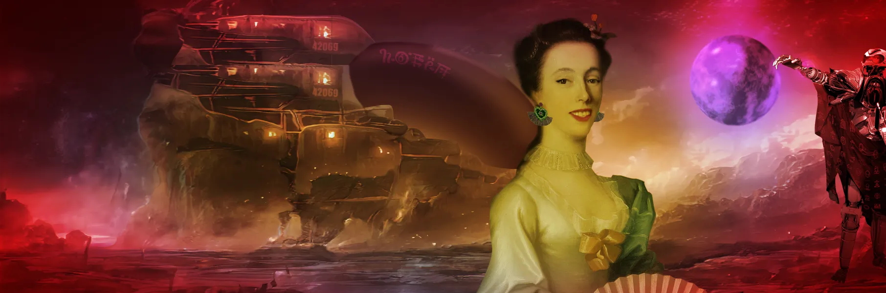 The Coterie minted their headers one by one, summoning weirdos from the past, degens from the future
and Zombies for the fortunate. Warping them in to silly colored places never visited before, multidimensional forced tourists in a legion of forever-still, panoramic dream lands. 

As we all know today, the Coterie took control of the Blue Bird Society, one header at a time. A thousand humans, opening a door to nonsense and dreams, controlling the layers of reality in a never ending work of art.