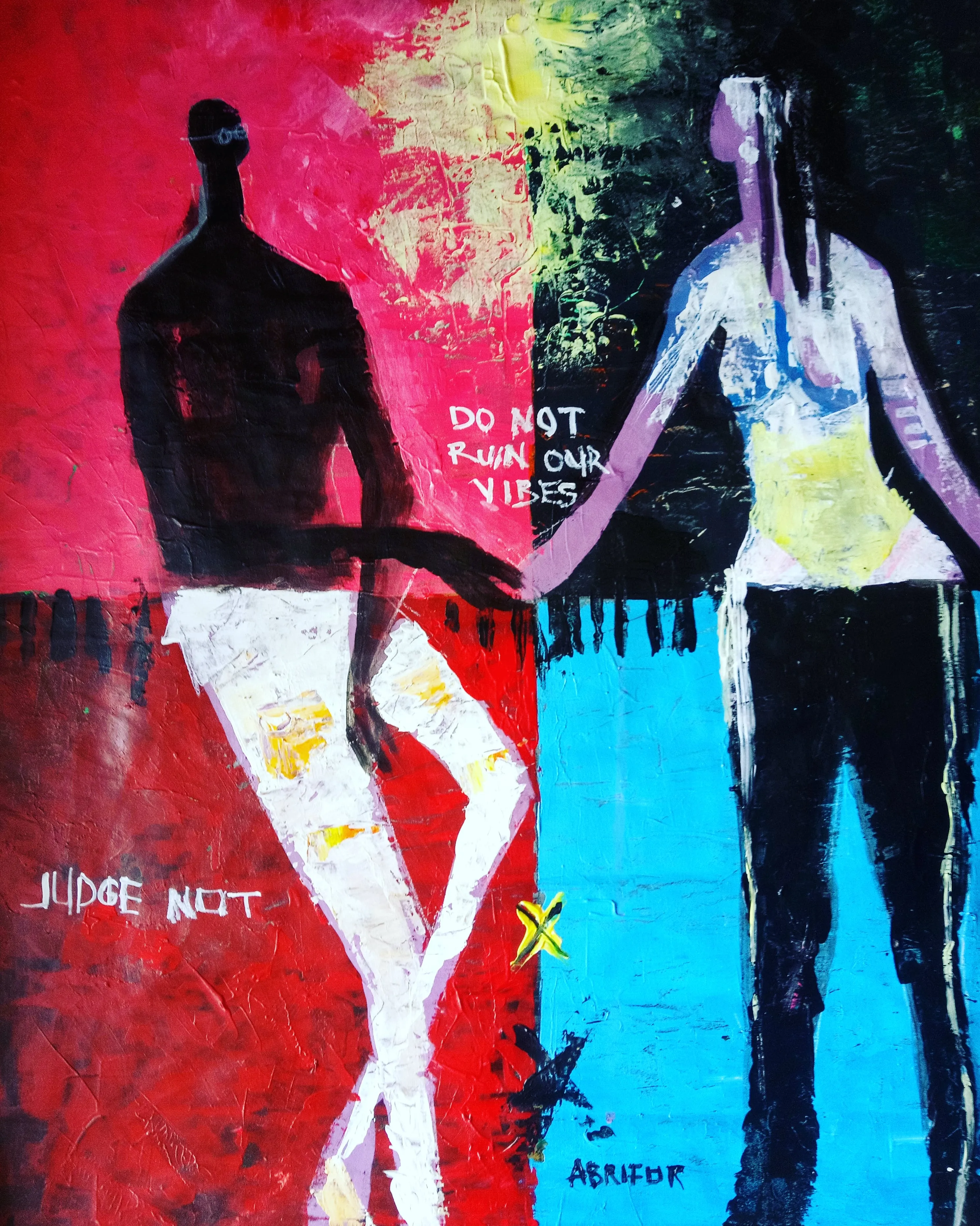 acrylic painting on canvas