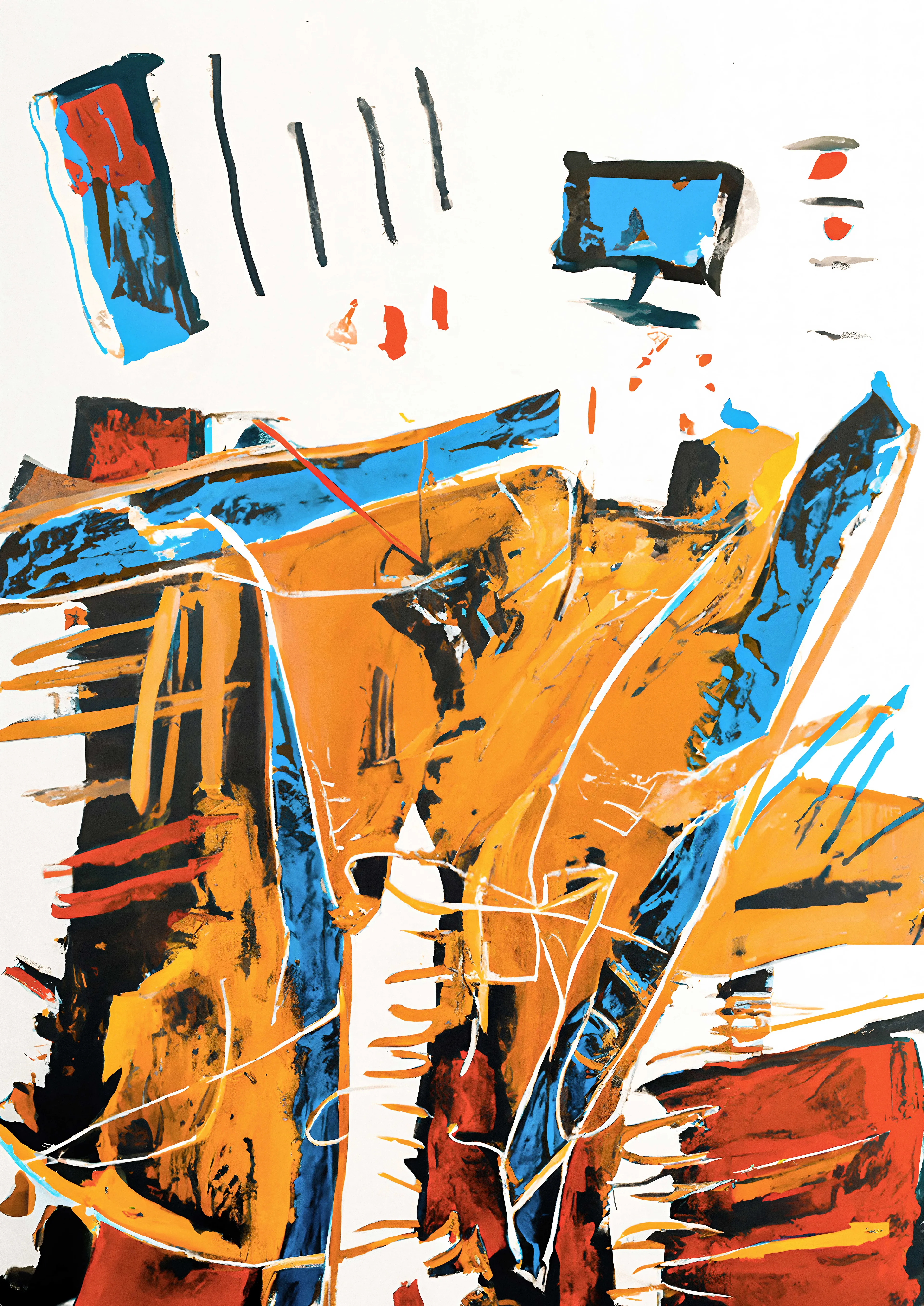 Tempest 
24763x35000px / 300dpi / JPEG 

Tempest is an output created using the Consensus algorithm, combining both using classical generative algorithms along with generative machine learning models. I go into depth on the use of the algorithm in an article on this link: https://artms.xyz/work/consensus