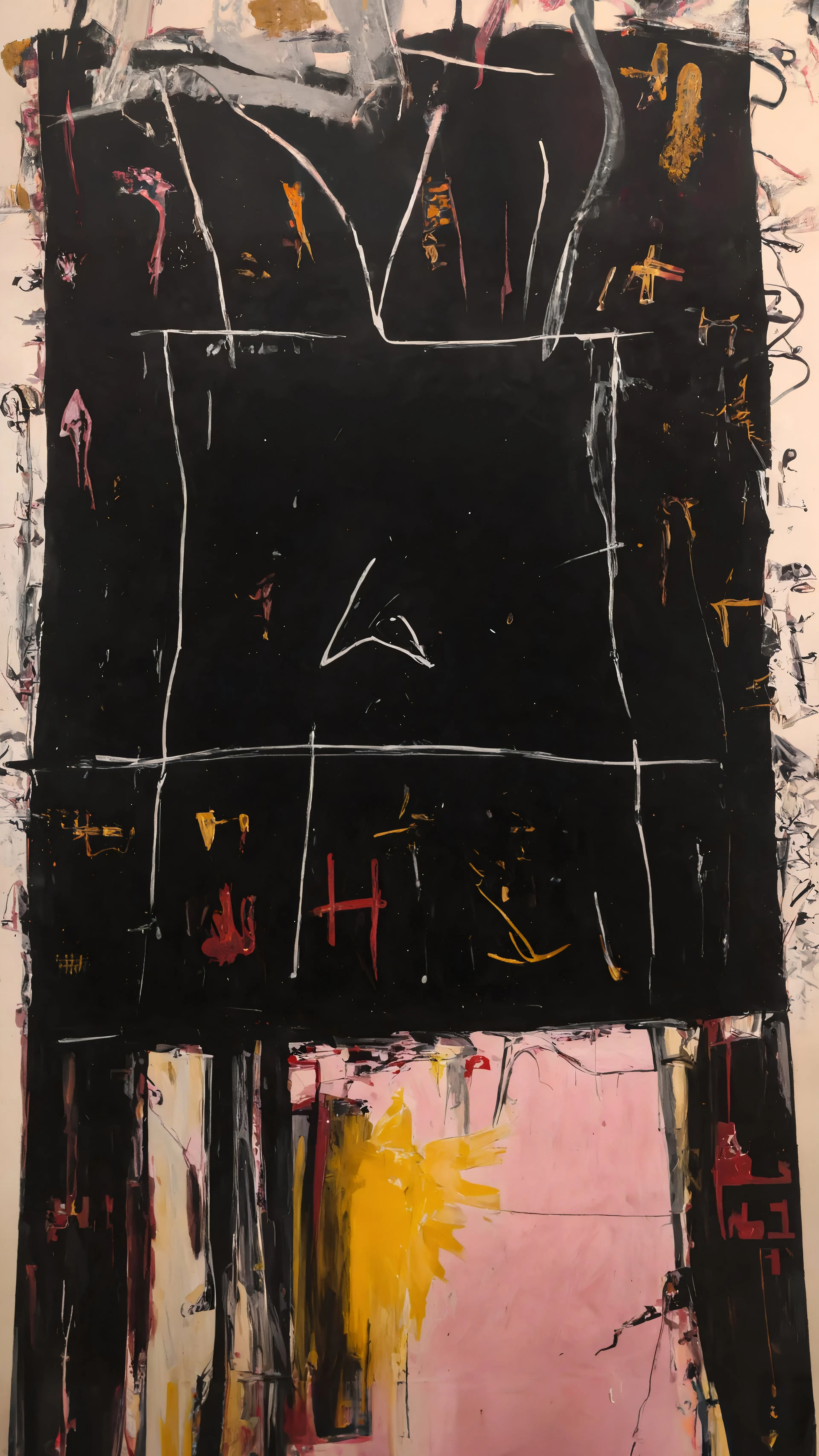 Arch (bits) 22500x40000px / 300dpi / JPEG Arch (bits) is an output created using the Consensus algorithm, combining both use of classical generative algorithms along with generative machine learning models. I go into more detail on the use of the algorithm in an article on this link: https://artms.xyz/work/consensus