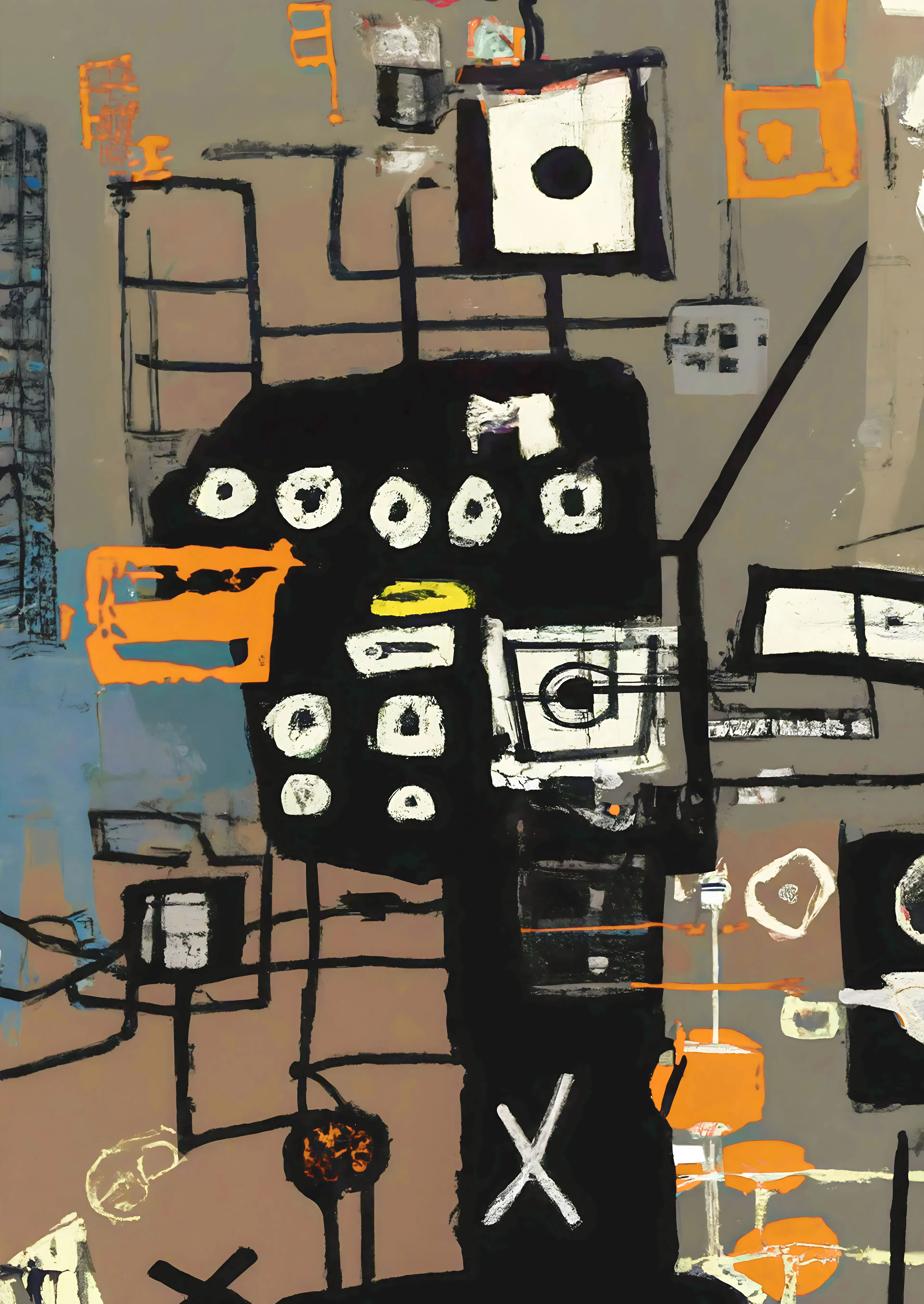 Alignment  
24792x35000px / 300dpi / JPEG 

Alignment is an output created using the Consensus algorithm, combining both use of classical generative algorithms along with generative machine learning models. I go into more detail on the use of the algorithm in an article on this link: https://artms.xyz/work/consensus