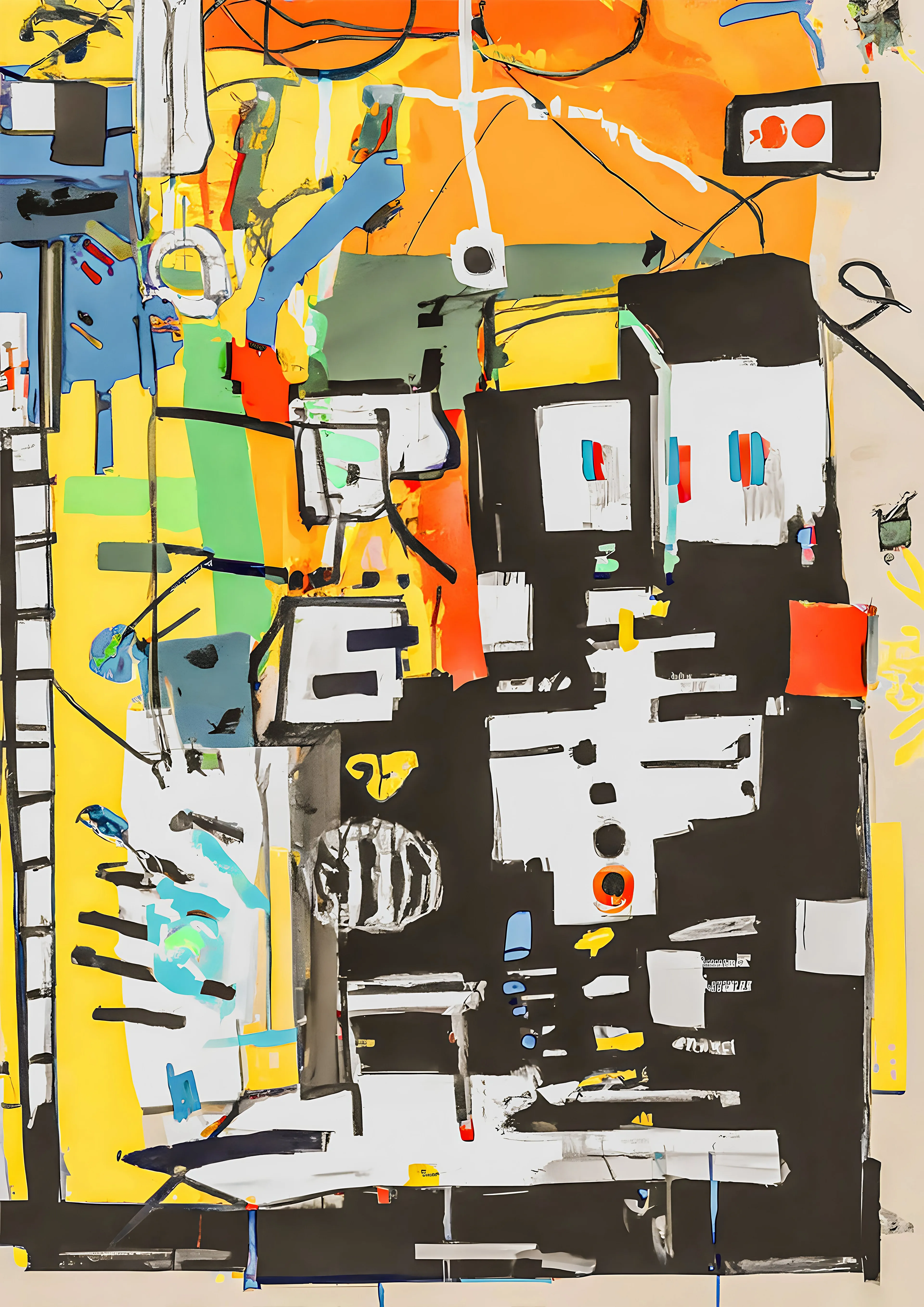 Units 
24763x35000px / 300dpi / JPEG 

Units is an output created using the Consensus algorithm, combining both using classical generative algorithms along with generative machine learning models. I go into depth on the use of the algorithm in an article on this link: https://artms.xyz/work/consensus