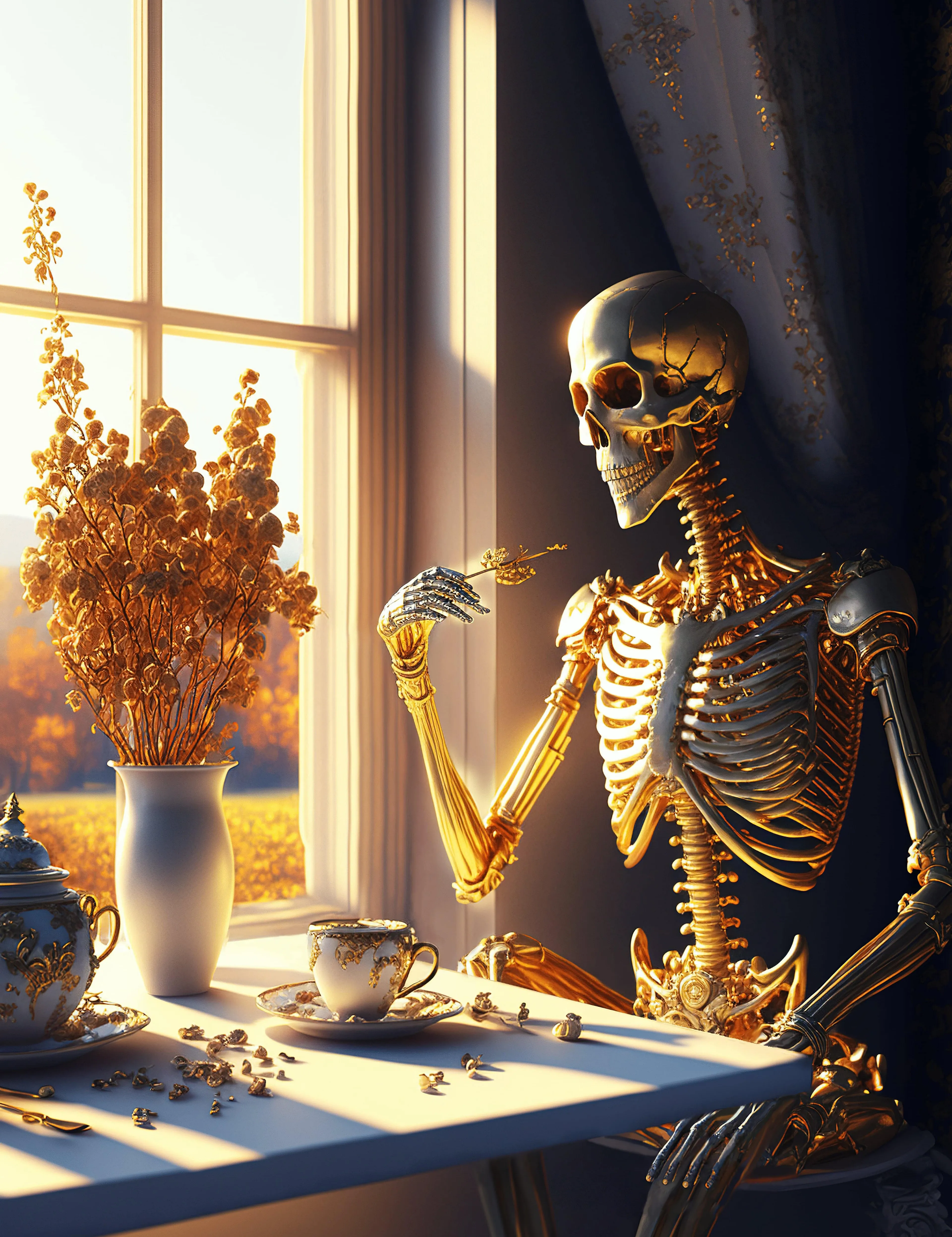 **CEXELETON**  
Degen's slices of life, web3 culture, and memes. Created by Cexaline with AI