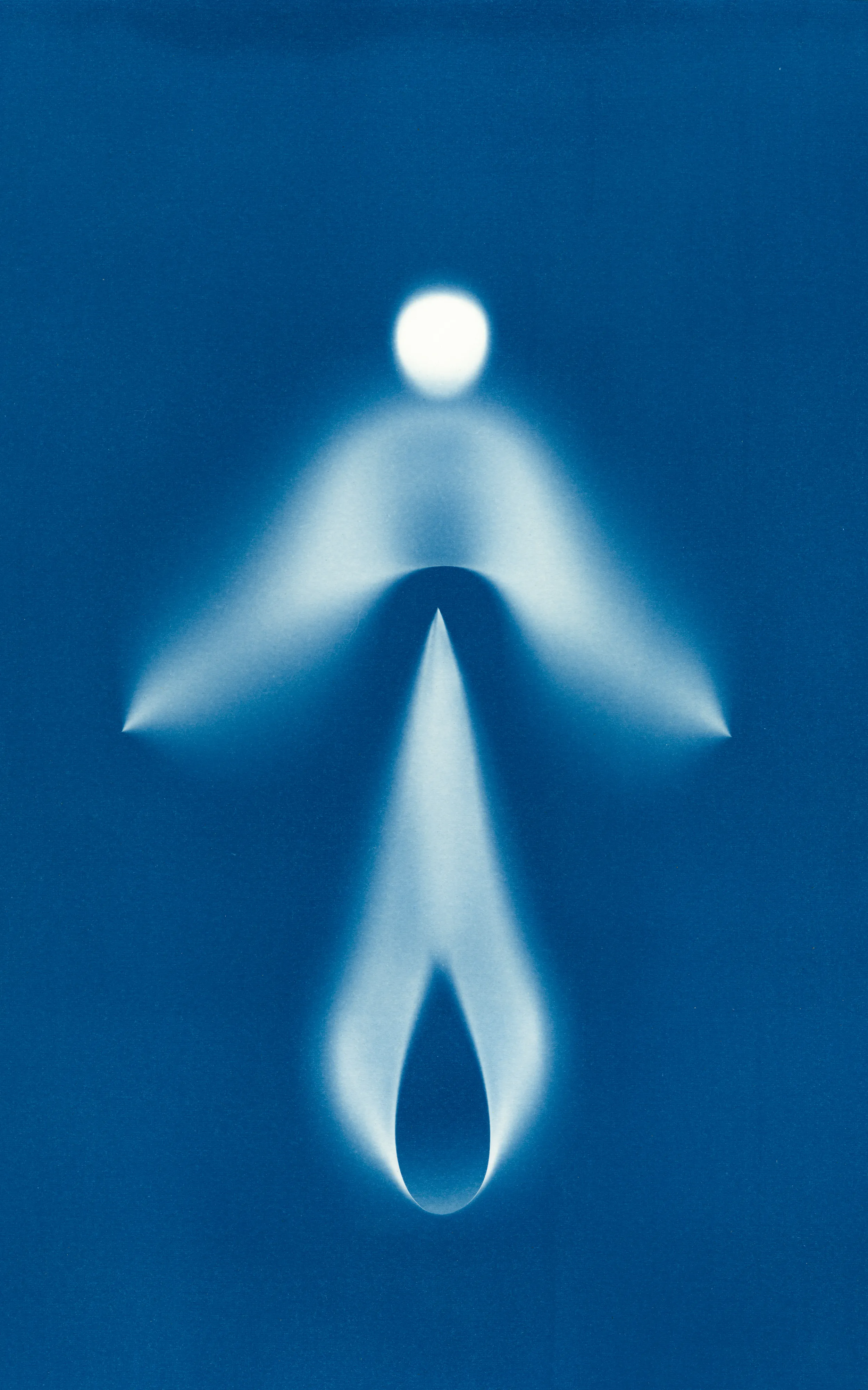 Balance.

Original cyanotype print on watercolor paper made with shadow and sunlight.