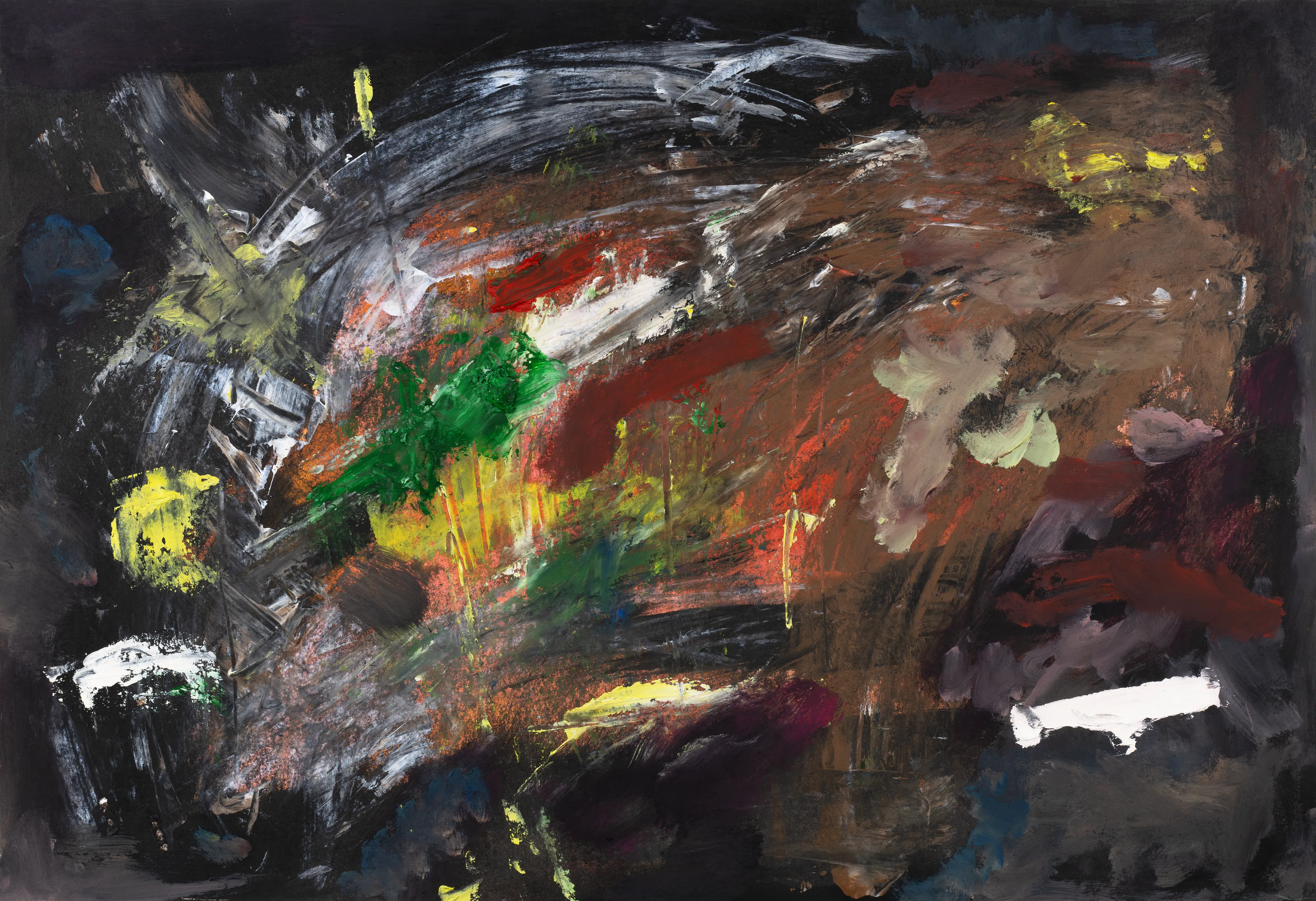 oil on paper