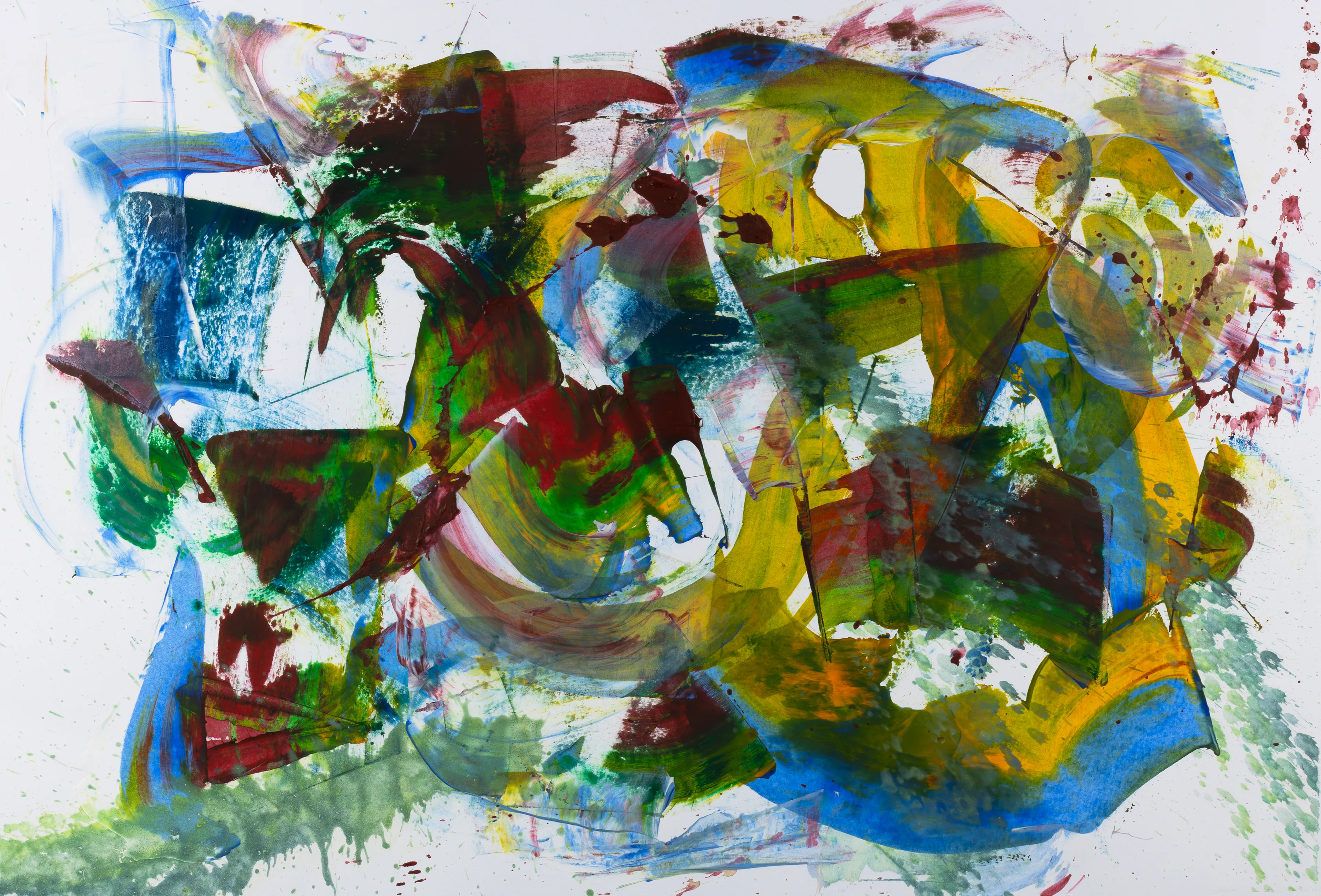 acrylic on paper