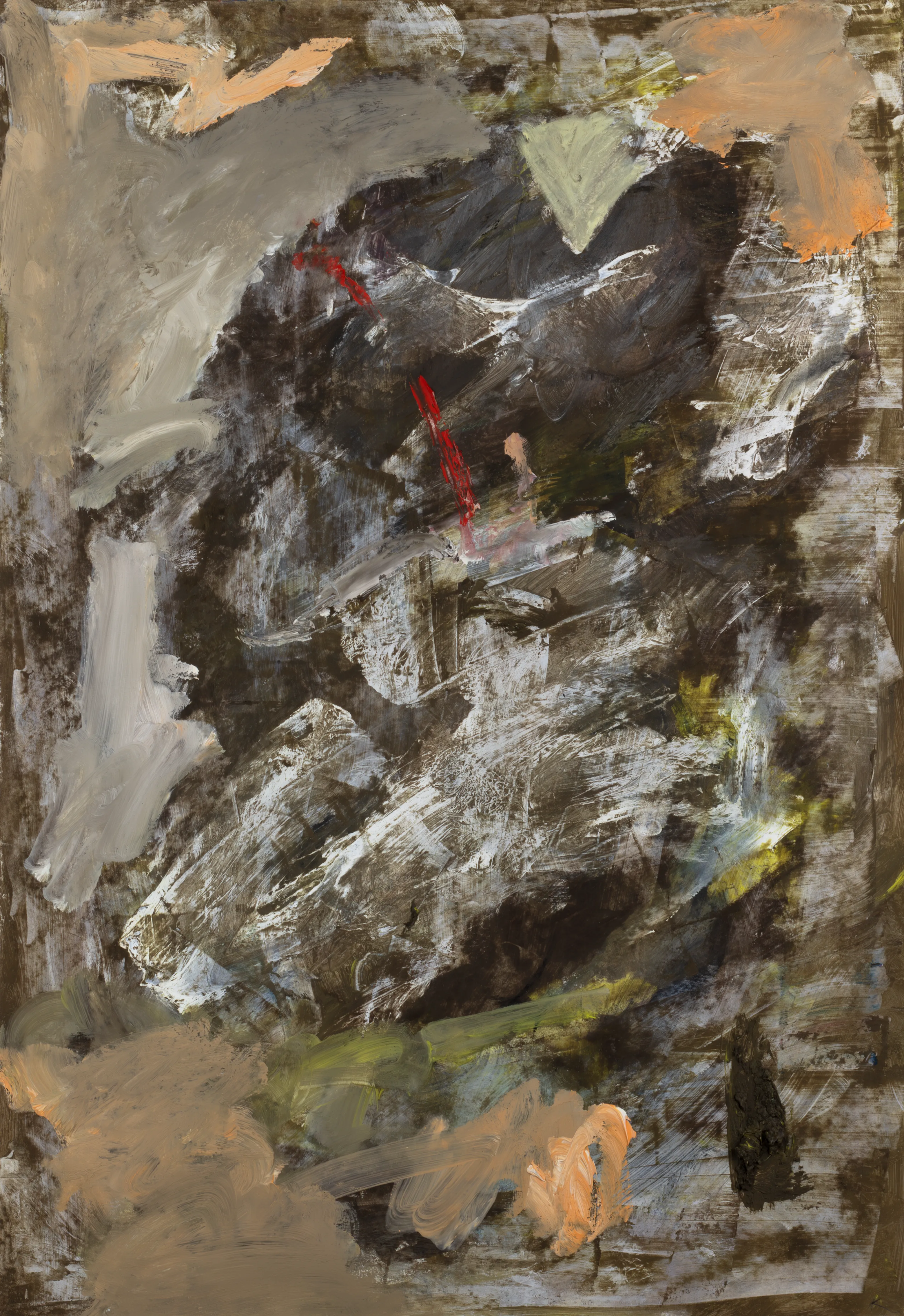 oil on paper