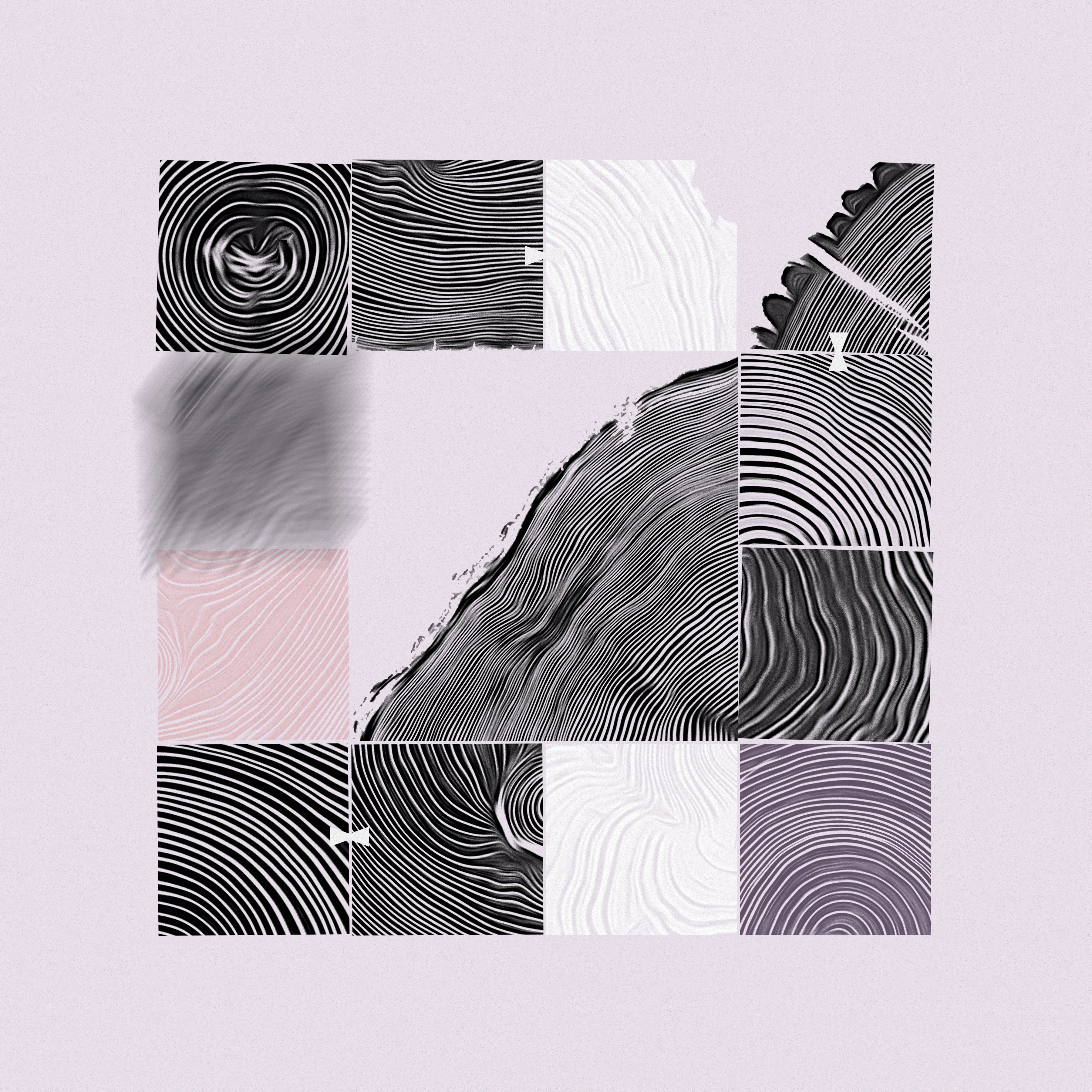 'Woodblocks' is a limited collection of 30 generative artworks inspired by traditional woodblock printing using noise, recursion, and flow fields.

Each piece is randomly generated within a custom 16 grid system via javascript. Traits include colour, texture, focus, joinery, frequency, and placement.

...

Dimensions - 3600x3600px
Format - JPEG
DPI - 300
Tool - p5.js