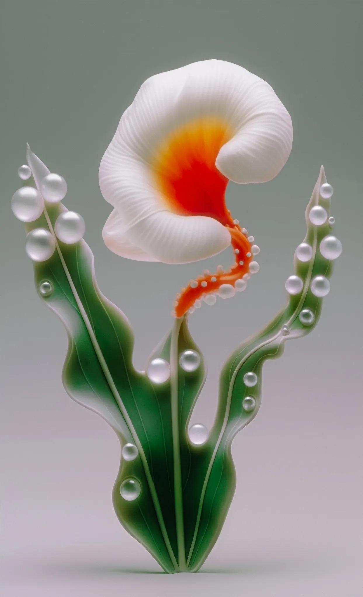 bot(A)n(I)ca is a collection of sculptural hybridized species, informed by the elegant art of ikebana, the intricate science of botany, and artificial intelligence. 

The collection of speculative series centers around the prospect of nature's evolution, adaptation, and survival in the midst of technological advancements: what does their form and characteristics reveal about their [digital] environment?

My arts practice speculates on how nature, might morph, change, survive, and thrive over time, particularly as we enter the digital age - previous collections include 'bloom' , which uses video and post-processing to create surreal stretching botanicals, revealing a DNA-like helix structure as they morph into meta-species, and 'BOTANY: a photographic retrospective', a 184-piece collection that utilizes AI tools to survey camera technology and printing processes since the dawn of photography.

bot(A)n(I)ca will be limited to 50 unique tokens