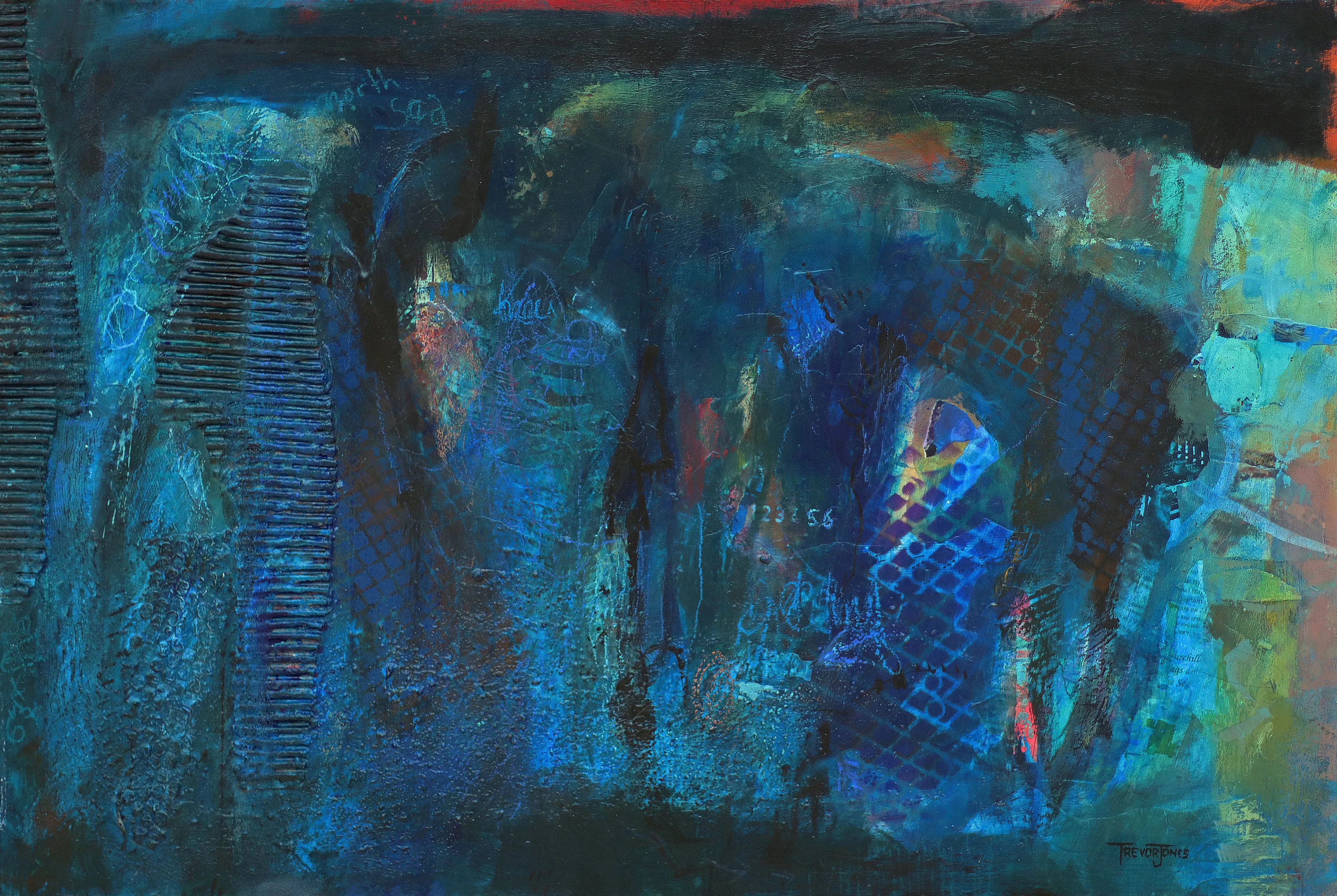 Mixed media on board. 61 x 91 cm. (24 x 36 inches). 2010.