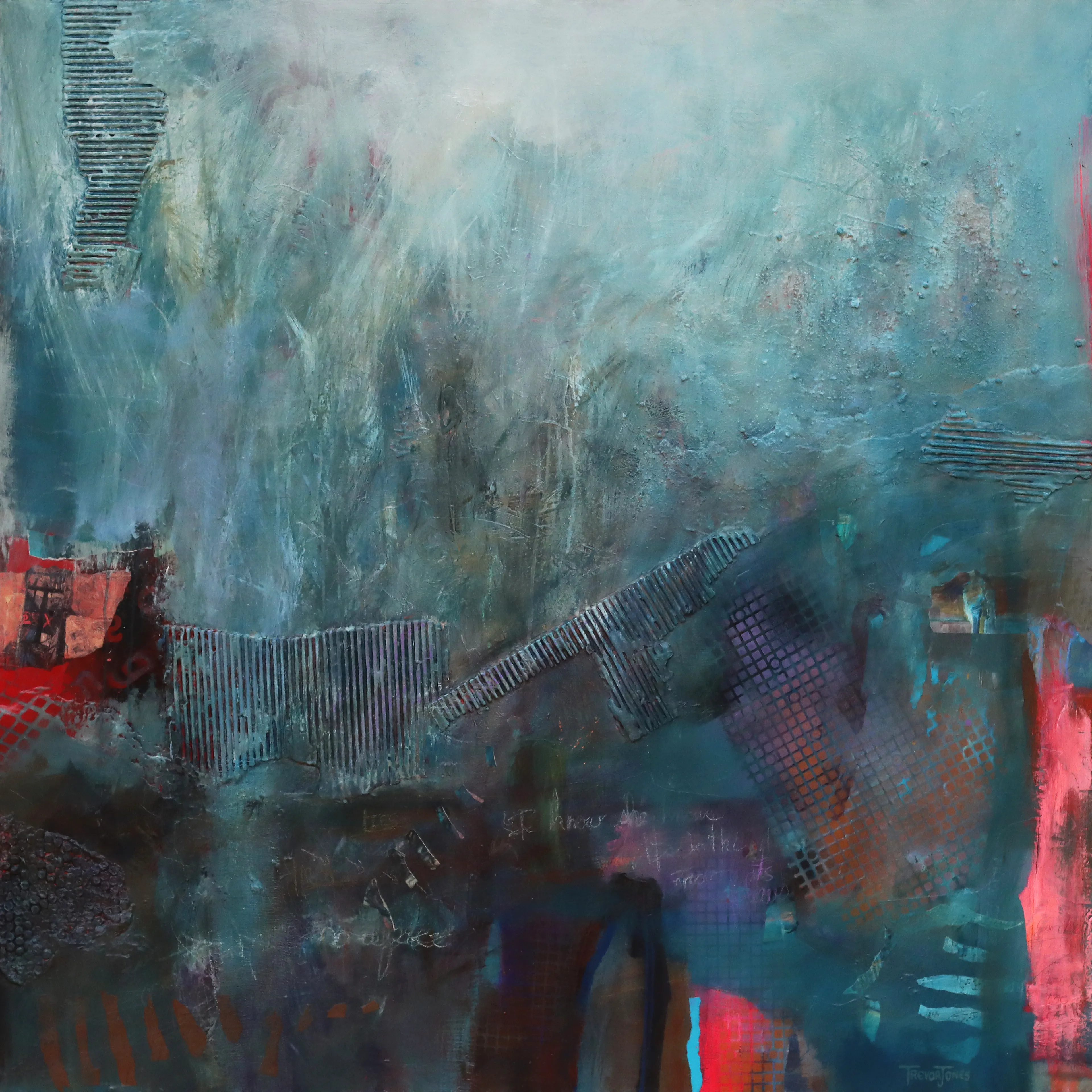 Mixed media on board. 61 x 91 cm. (24 x 36 inches). 2010.