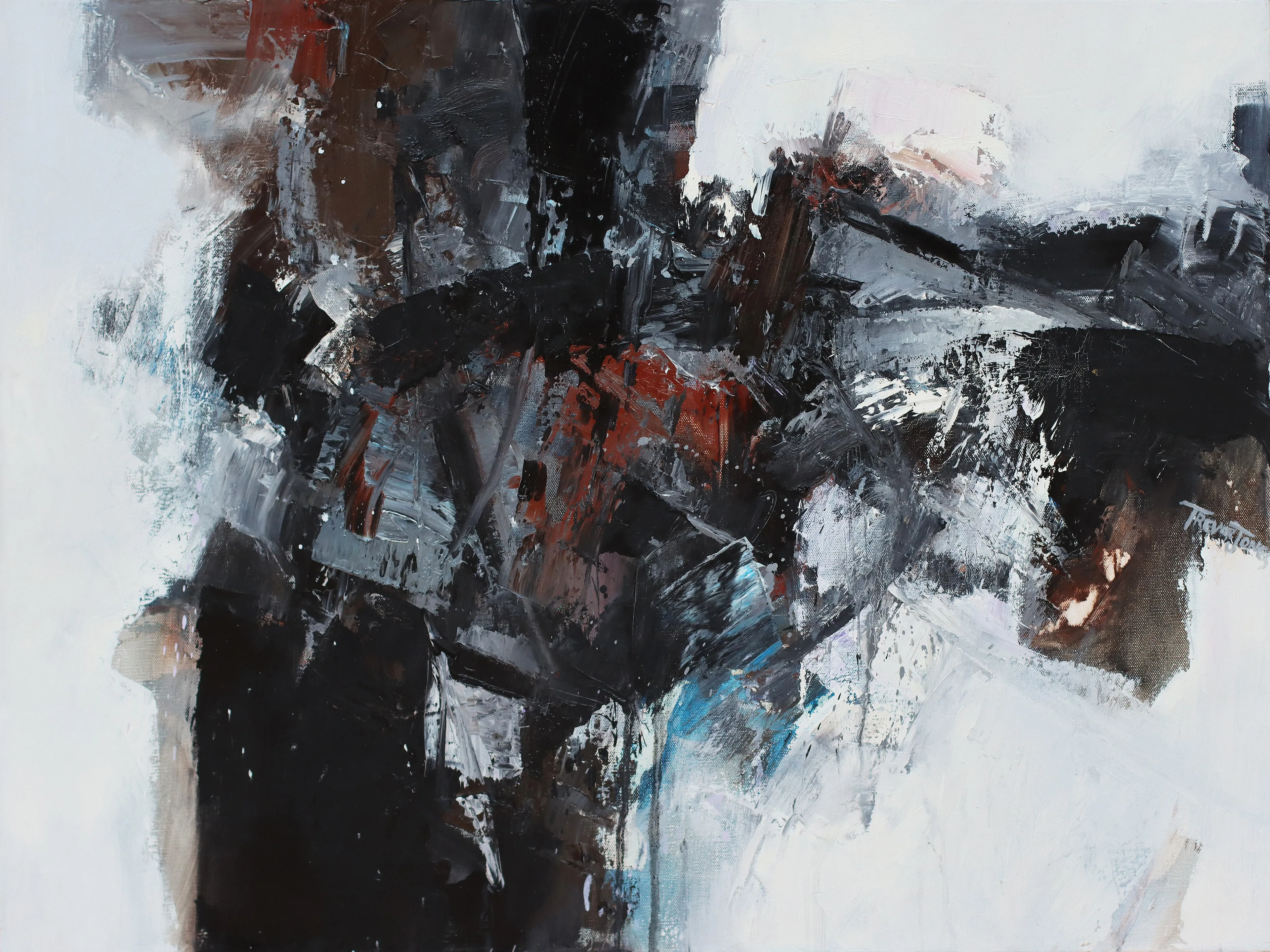 Oil on canvas. 60 x 80 cm. (24 x 31 inches). 2017.