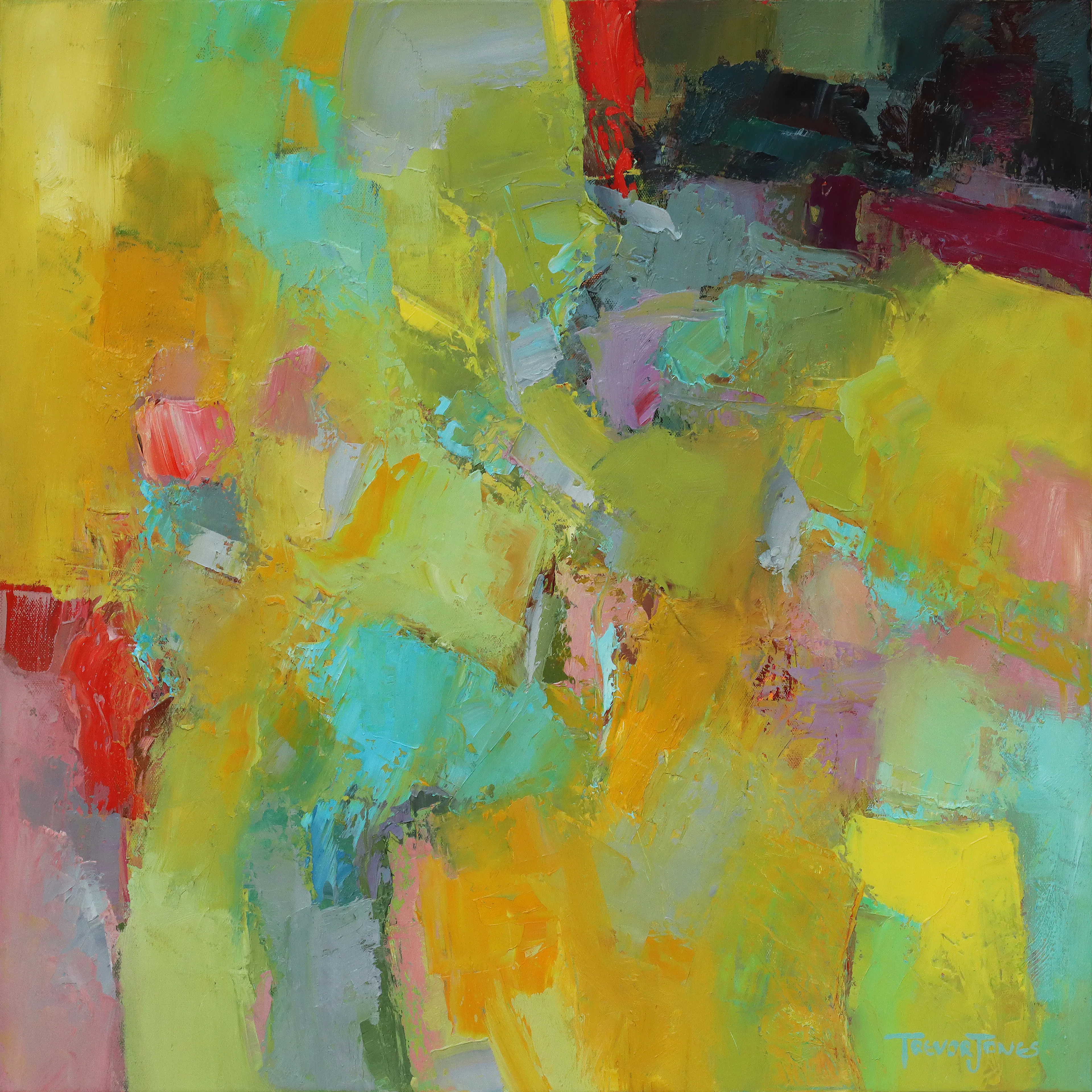 Oil on canvas. 60 x 60 cm. (24 x 24 inches). 2017.