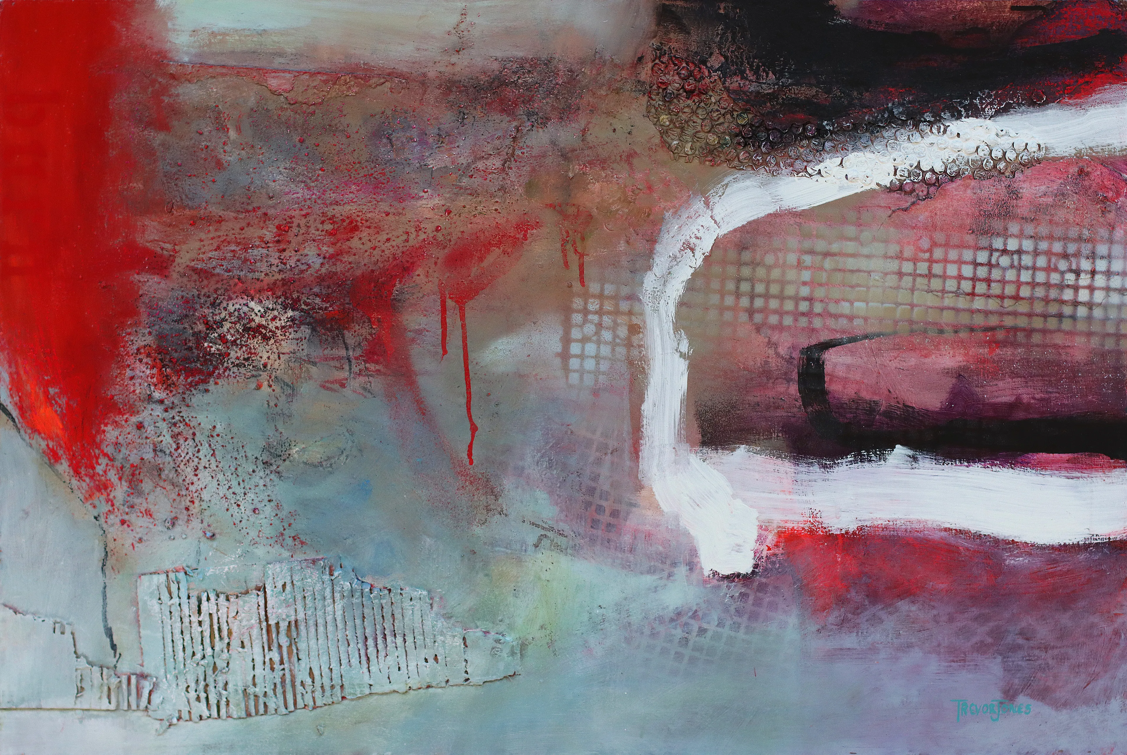 Mixed media on board. 61 x 91 cm (24 x 36 inches). 2010.