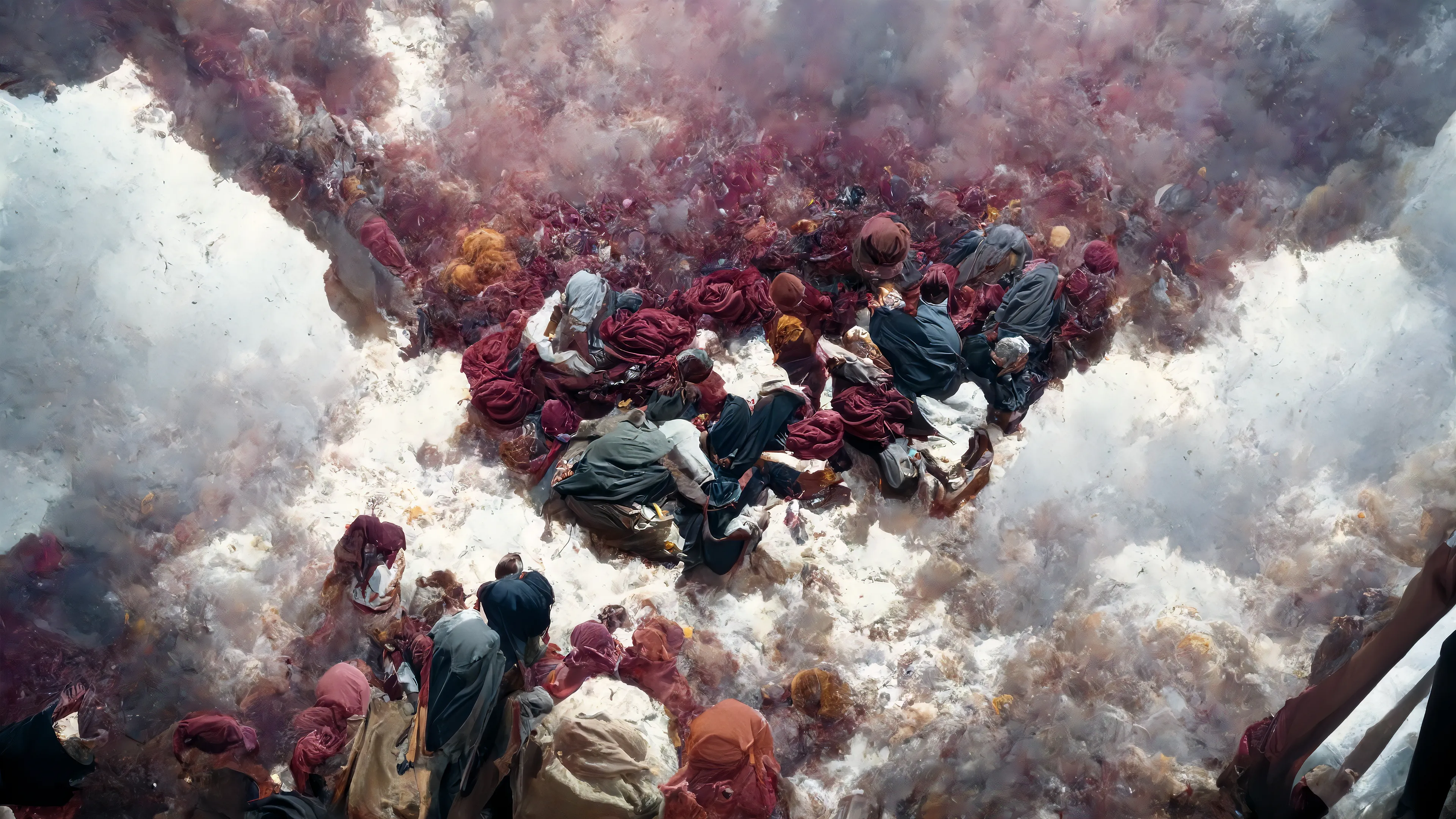 Everyday memory scraps recycled by artificial intelligence.