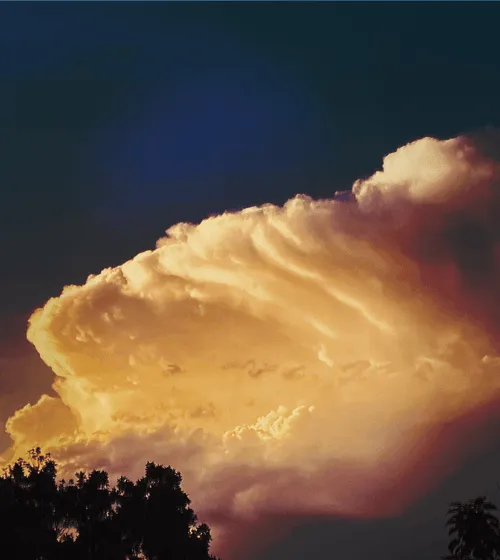 Photo taken of one of the most incredible cloud formations I have ever seen. 

Edited in Affinity for added clarity and coloration. 