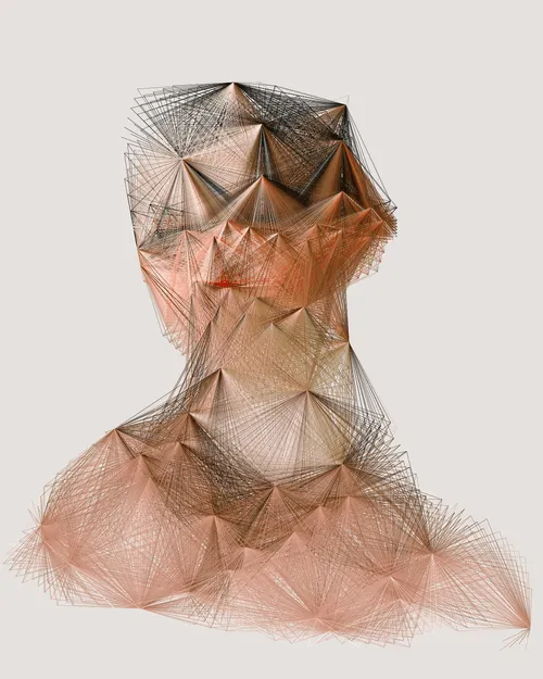 Espen Kluge
"100 atoms in my favor"
2019
From the portrait series "Alternatives"
