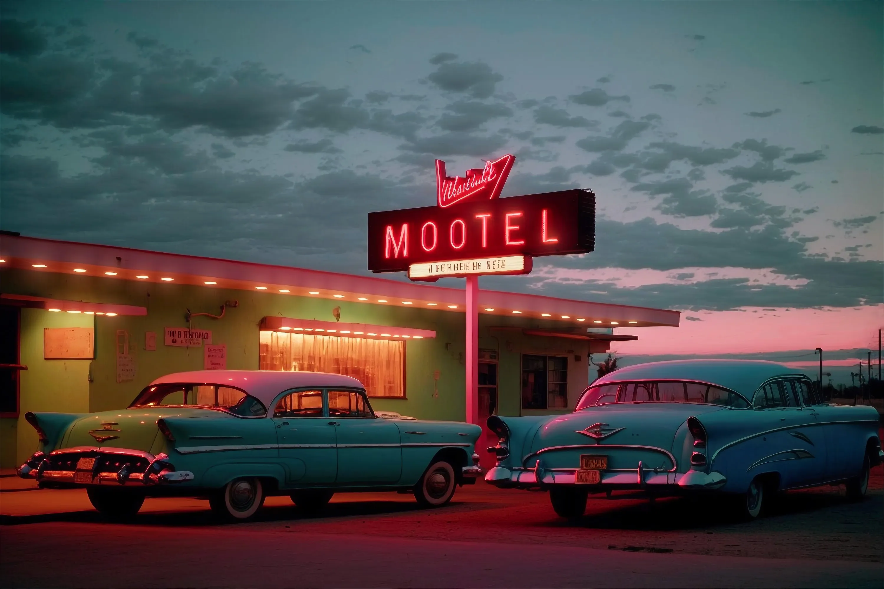 The Mootel Inn, a Motel on the outskirts of town that you visited when you wanted to spend time together and there was already too much going on at the Canyon Cliff. 
The motel got its funny name from Farmer Harper, who once had the glorious idea to open a motel in this godforsaken area.