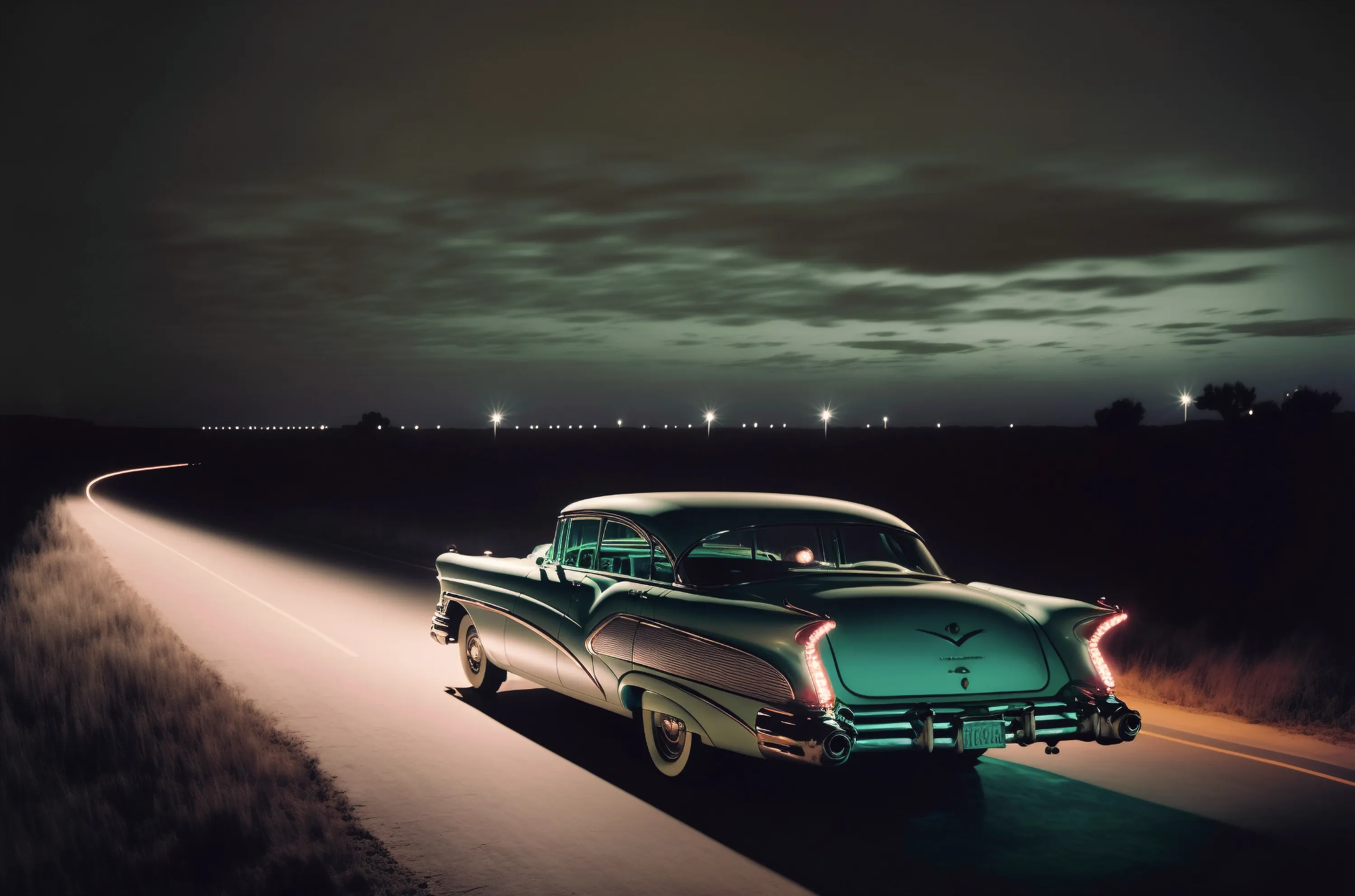 "The best streets for illegal car racing you will find in the outskirts of the city. Ask the greasers who hang out at Fat Johnny's diner"