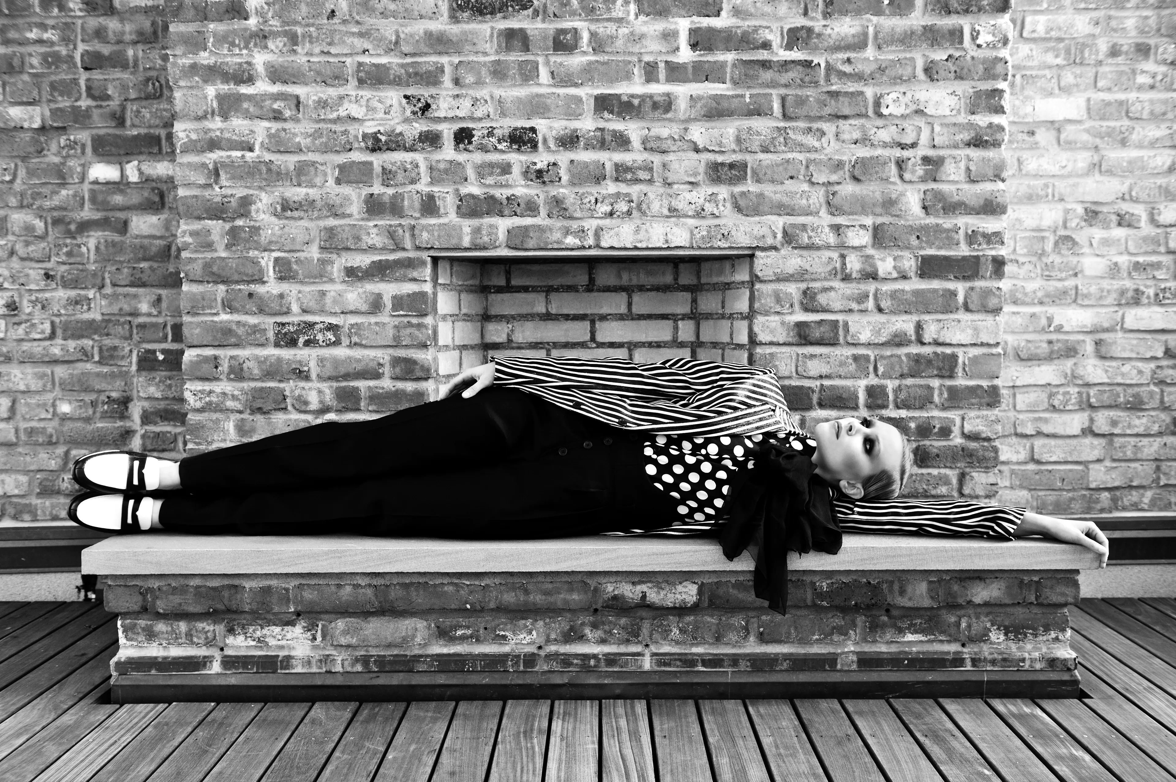 Sarah Gadon originally shot for L'Uomo Vogue. 2012.