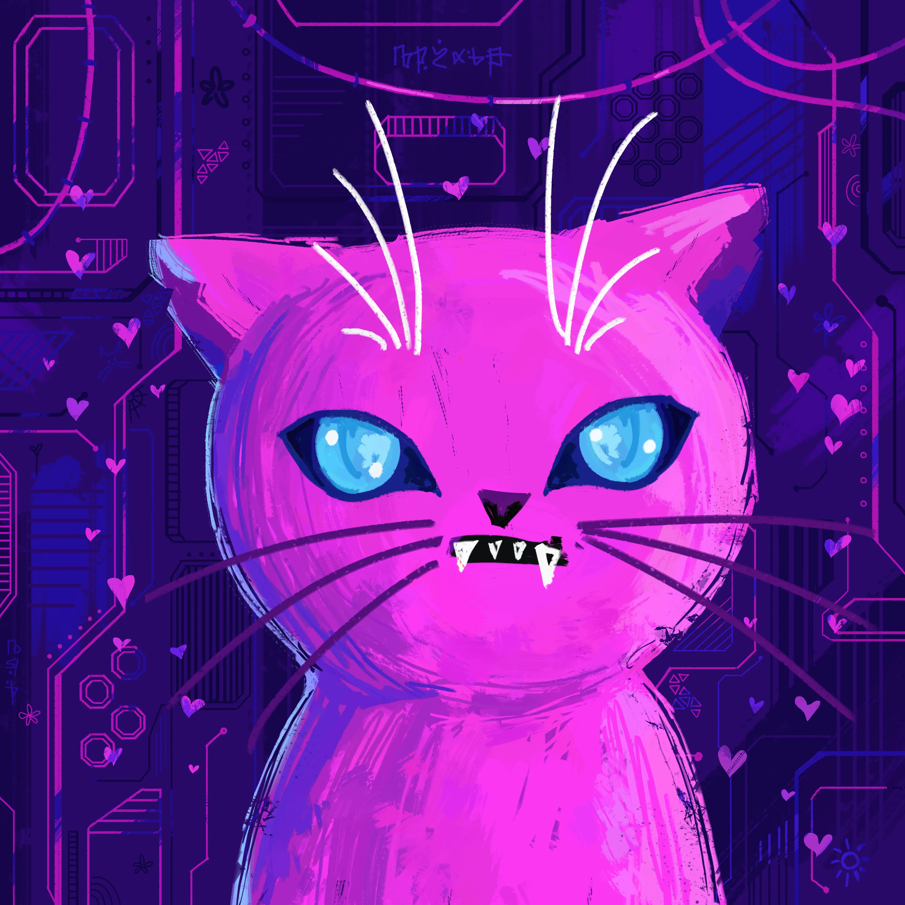 Hyper Cats gonna Hype!
Discover the 9 Legendary Cats.
This collection is CC0 
=/ᐠ｡_｡ᐟ\=