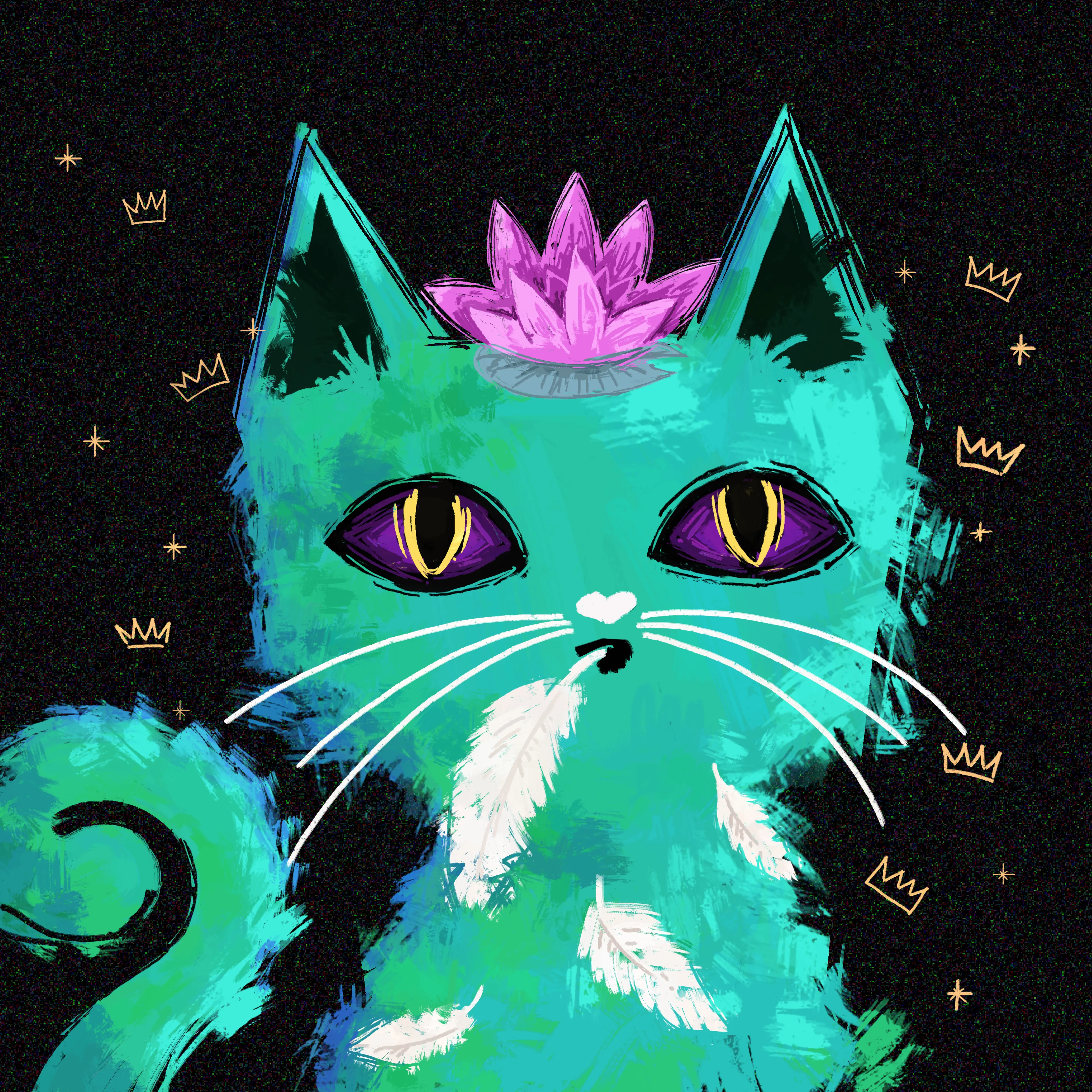 Hyper Cats gonna Hype!
Discover the 9 Legendary Cats.
This collection is CC0 
=/ᐠ｡_｡ᐟ\=