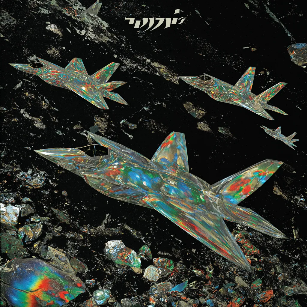 PARENTAL ADVISORY: WORLD WAR VI is an AI-assisted art series exploring the collision of conflict, nostalgia and design. The collection features 200 unique digital works presented as album covers recovered from a parallel timeline. Each cover is an artifact of visual culture from a world that feels familiar yet exists just beyond our own.

Drawing inspiration from the late 1990s and early 2000s hip-hop album era, each piece reimagines the aesthetics of power and identity through the lens of modern warfare in the Middle East. The result is an alternate cultural archaeology, where war becomes pop, memory becomes design and destruction transforms into beauty.

The images feel recognizable yet impossible, as if exported from another dimension. Hebrew, Arabic and English letters appear as fragmented signals, not legible words, but echoes of a forgotten code that might still hold meaning somewhere beyond this timeline.

Through maximalist composition, cinematic light and a heavy emotional charge, WORLD WAR VI captures the tension between the sacred and the violent - the beautiful and the broken. It reflects how culture absorbs chaos and turns it into myth.

The collection centers on scenes during World War VI in the Holy Land, reimagined through the lens of another reality, suspended between conflict and renewal.