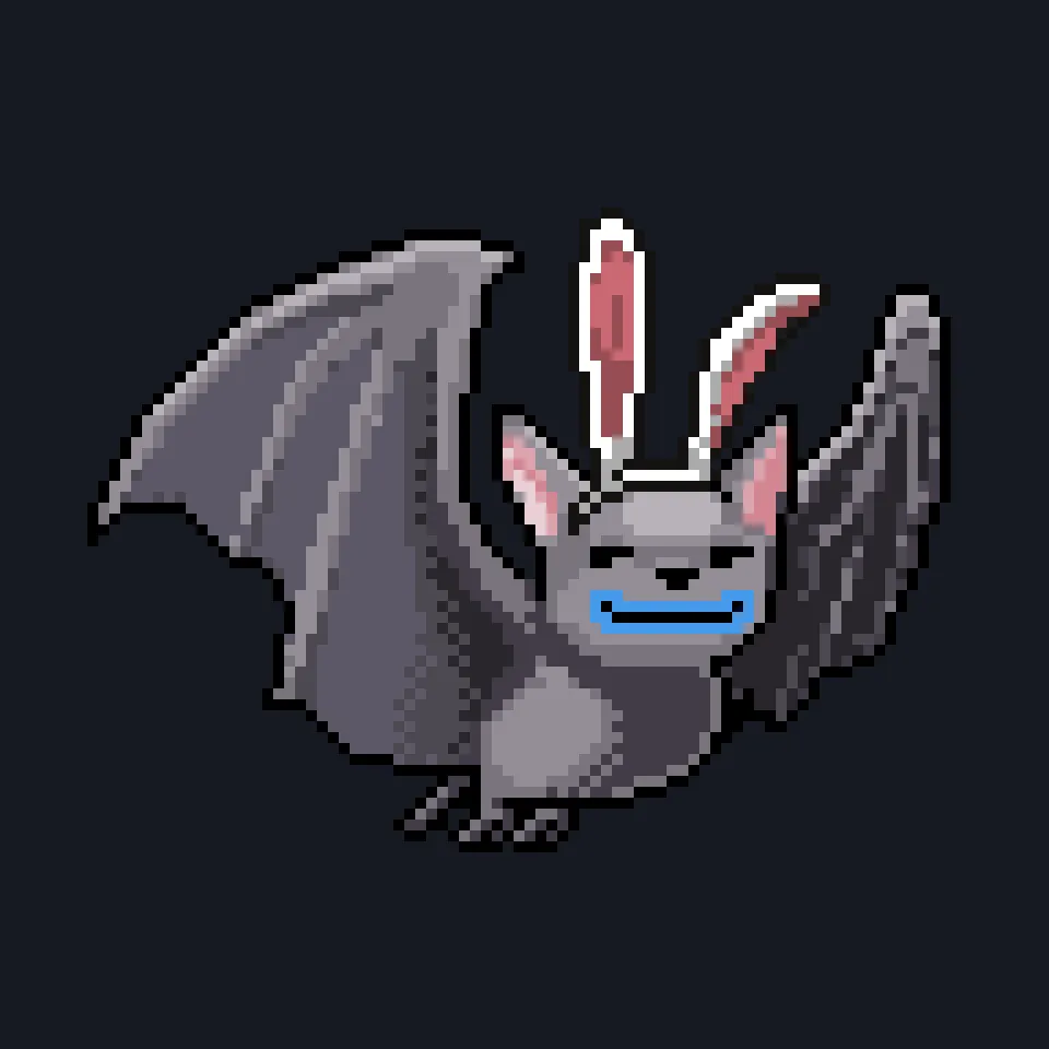 Bloodsucking blockchain CryptoBatz, out scanning the metaverse skies for a taste of some non-fungible blood. Spawned by the Prince of Darkness and his scientists, Sutter Systems.