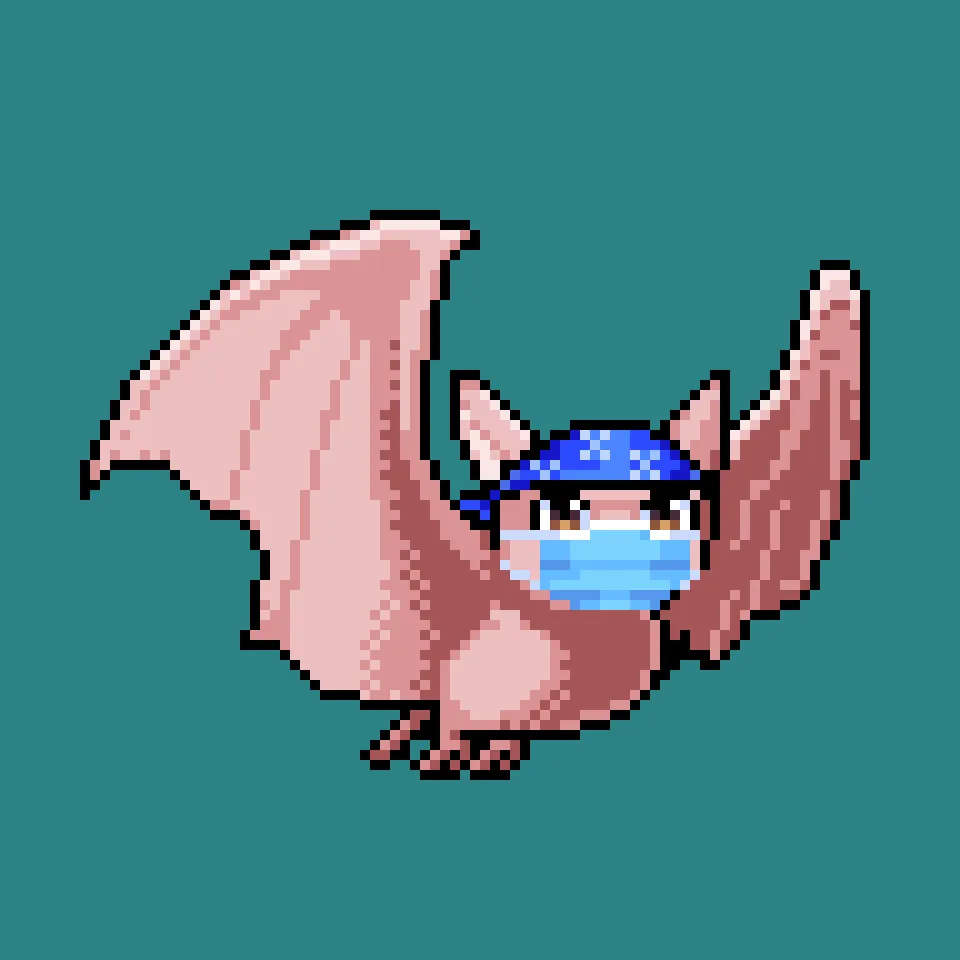 Bloodsucking blockchain CryptoBatz, out scanning the metaverse skies for a taste of some non-fungible blood. Spawned by the Prince of Darkness and his scientists, Sutter Systems.