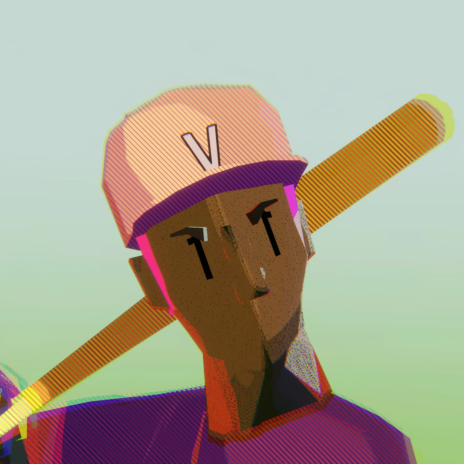 The Boys of Summer is a transmedia art project about the quantified self, data as commodity, and baseball. The 999 PFPs in the project begin their existence free from almost all attribute or trait data. Build a story for Cynthia by connecting to [boysofsummer.chan.gallery](https://boysofsummer.chan.gallery)