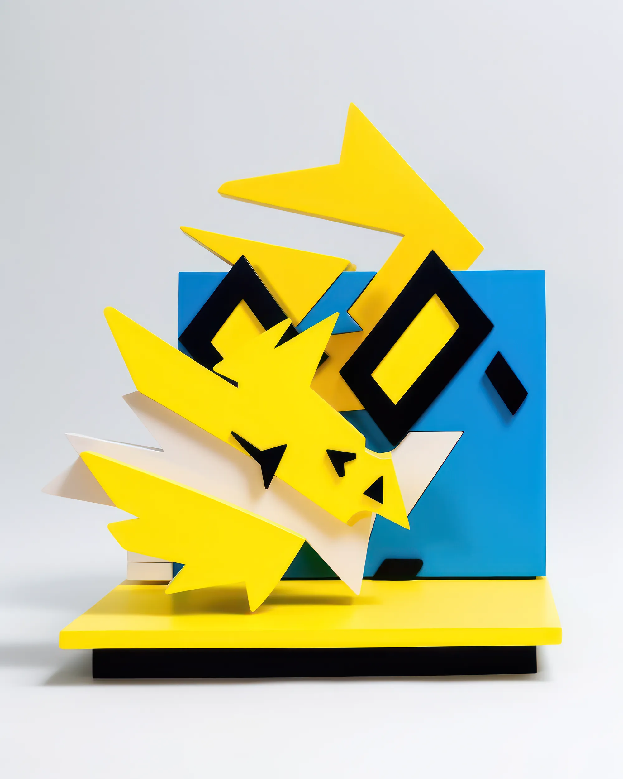 DUMMY SNAPPED! is a collection of sculptures created by artificial intelligence. Each image utilizes prompts generated from the PROMPTZ collection script. Titles are algorithmically produced using pharmaceutical brands, combined with terms to describe taste and flavor.