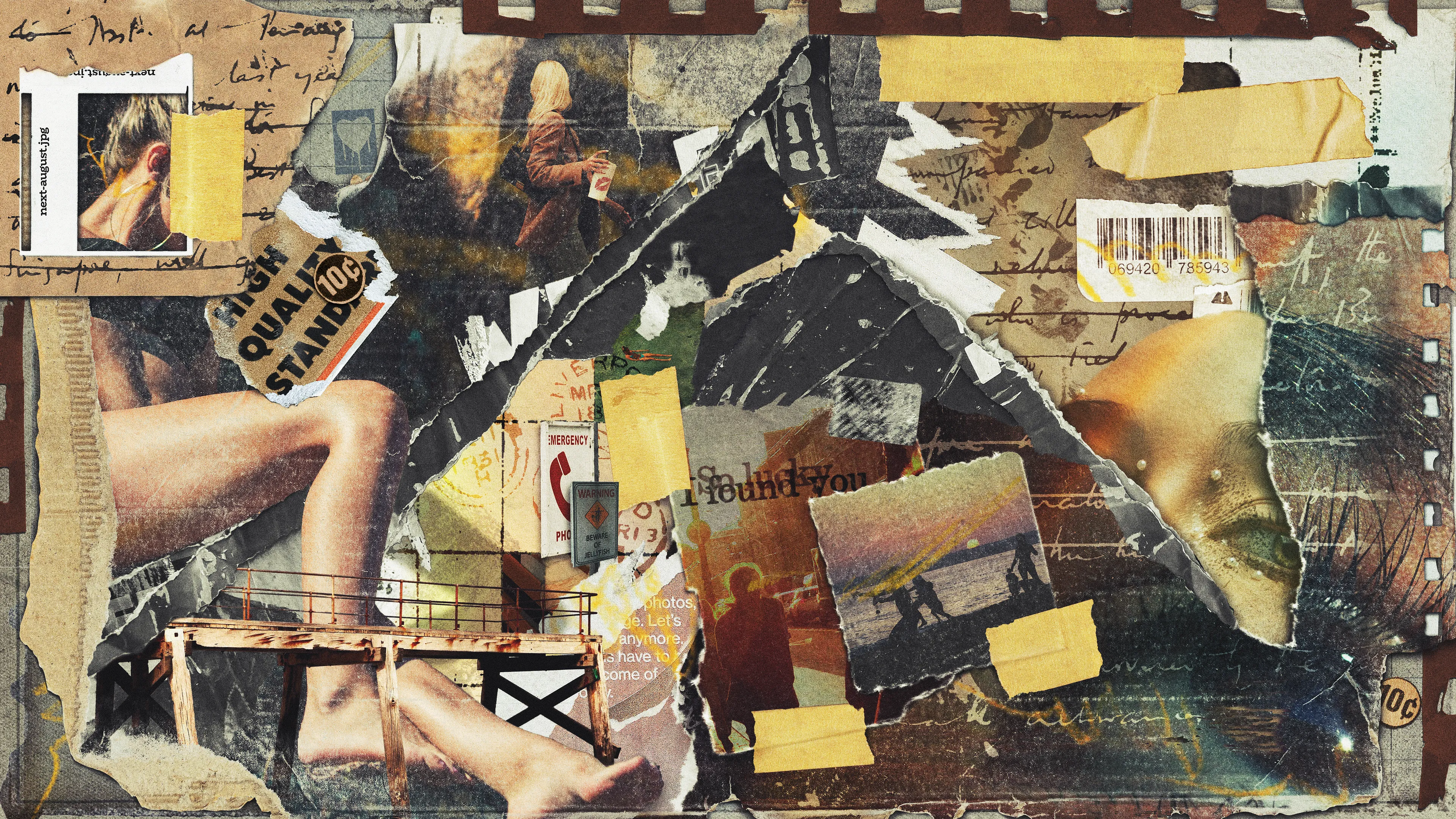 A love that already happened, a future remembered too early, a postcard sent too late.