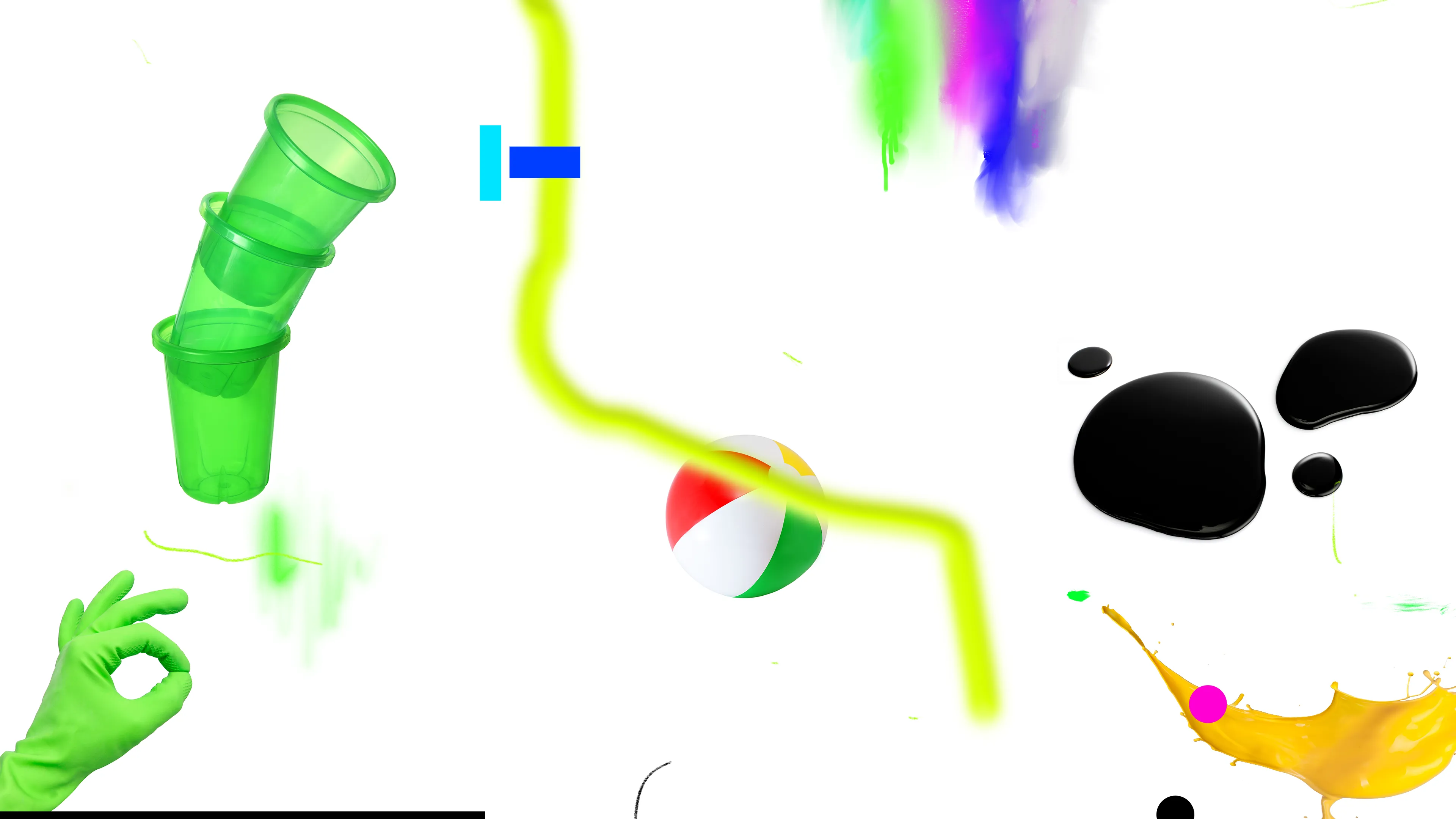 PLASTICS is a collection of 333 generative artworks. Each image is a unique composition using isolated stock photos that contain plastic, rubber & liquid material. The works are arranged using p5.js and rendered in a web browser. Once compiled, they are algorithmically titled to iterate soap formulas & shampoo chemical ingredients.