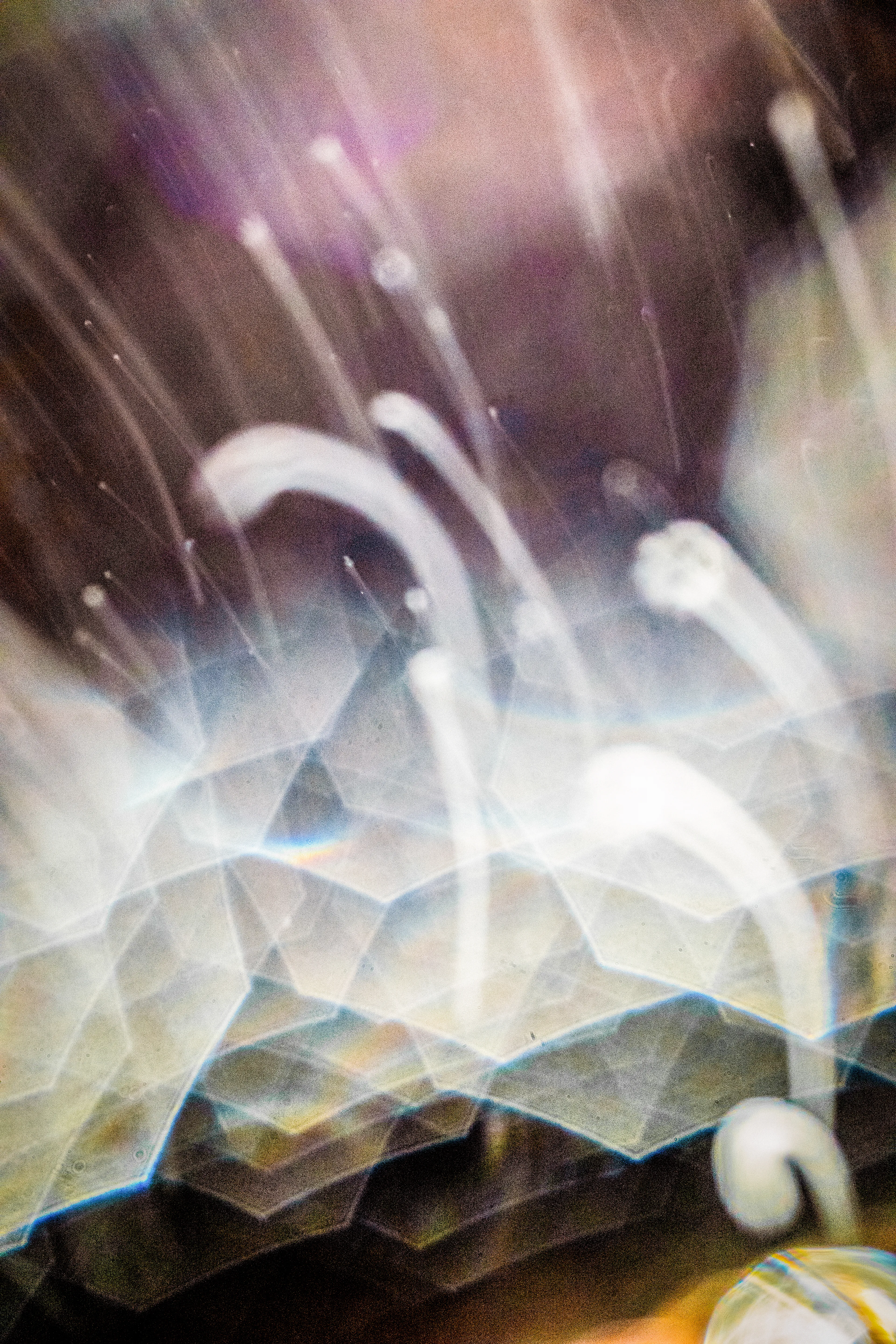 Peer into the looking glass of the SLURRIEST OF SEASONS. Photographic capture as physically generative action focuses into the light at the center of the storm. 