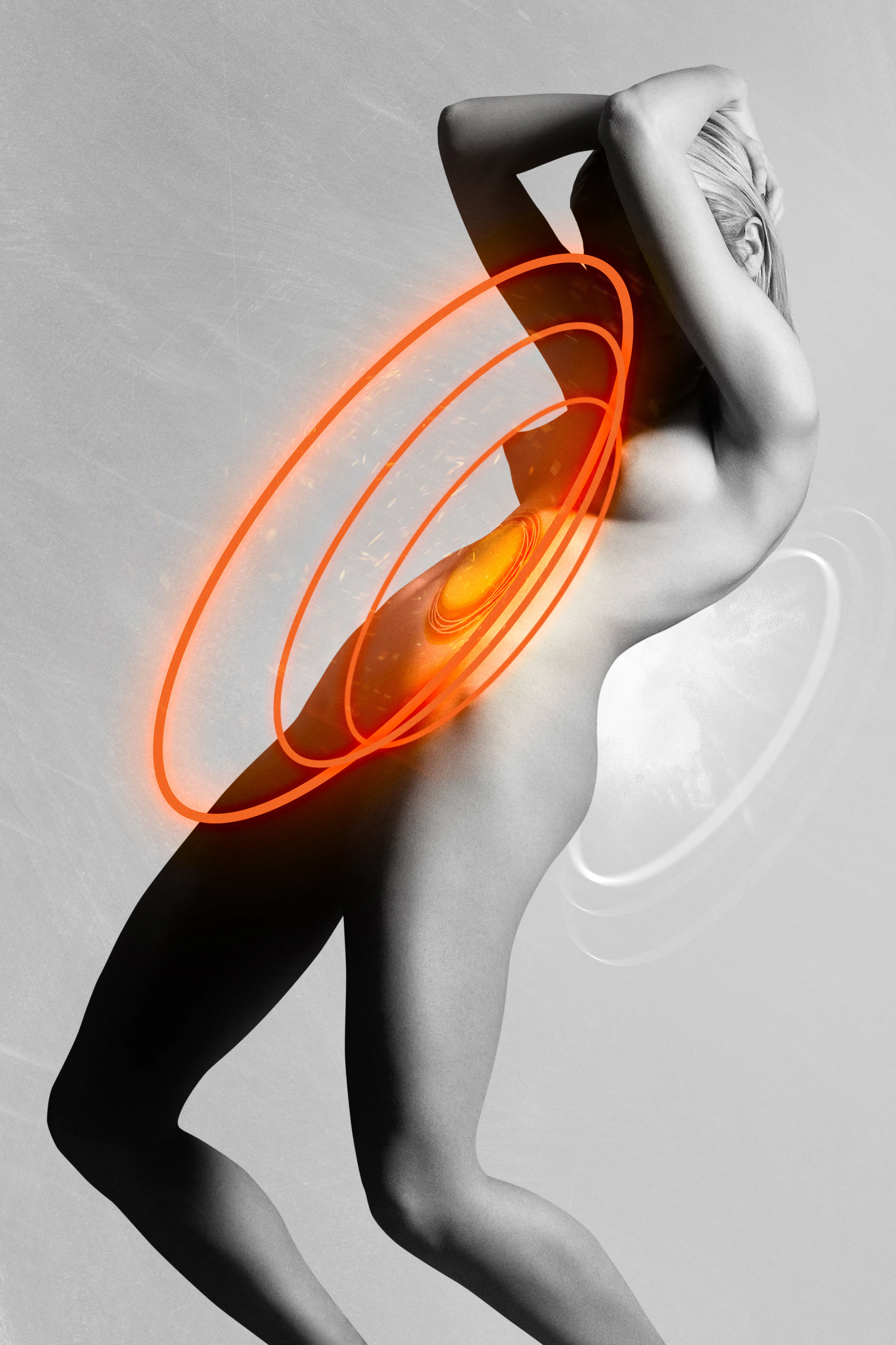 Echo of a woman shout life.
(Nudeart photo composition)