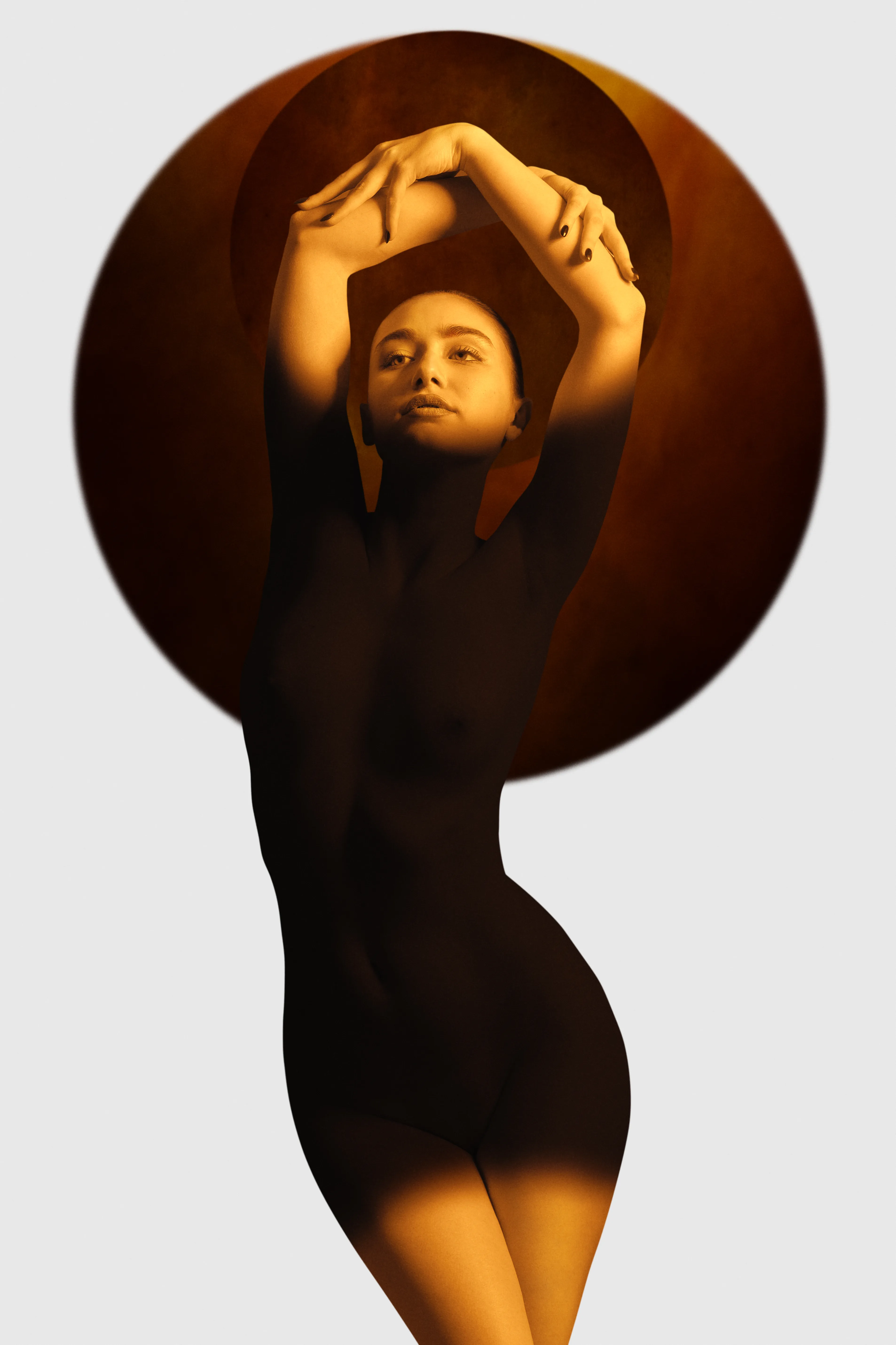Fine art photography with a beautiful woman wishing to go on Mars.