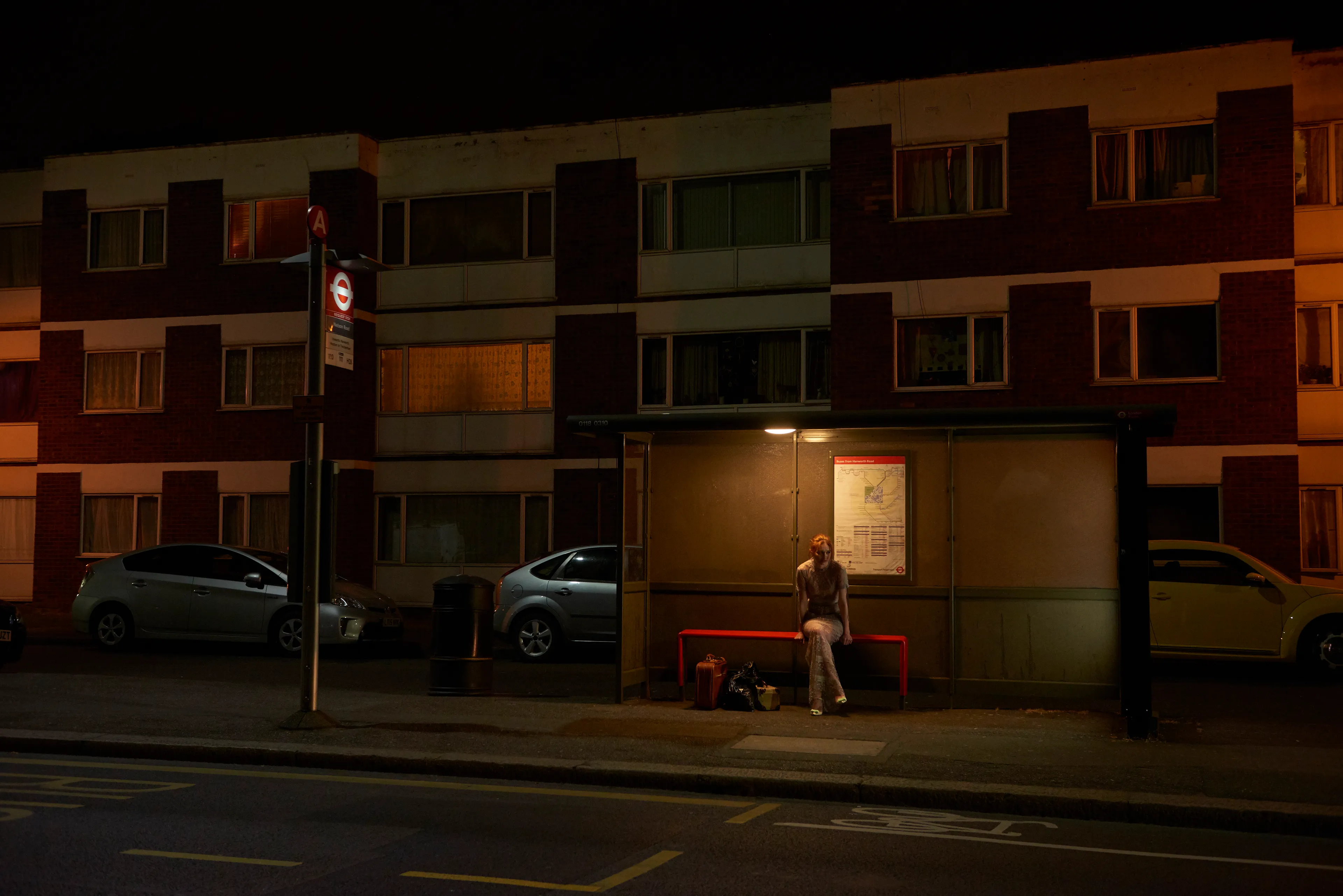 Featured in the story “He Said I Was Embarrassing At Parties” from The Endings, starring Eleanor Tomlinson.

After being drawn in by an older man’s allure and realizing he thought of her as only a child, a young woman hastily gathers her things and leaves her beau behind. She sets out into the night. As the sun begins to rise, she knows her only option is to swallow her pride and return to her childhood home, which she had previously rejected.
