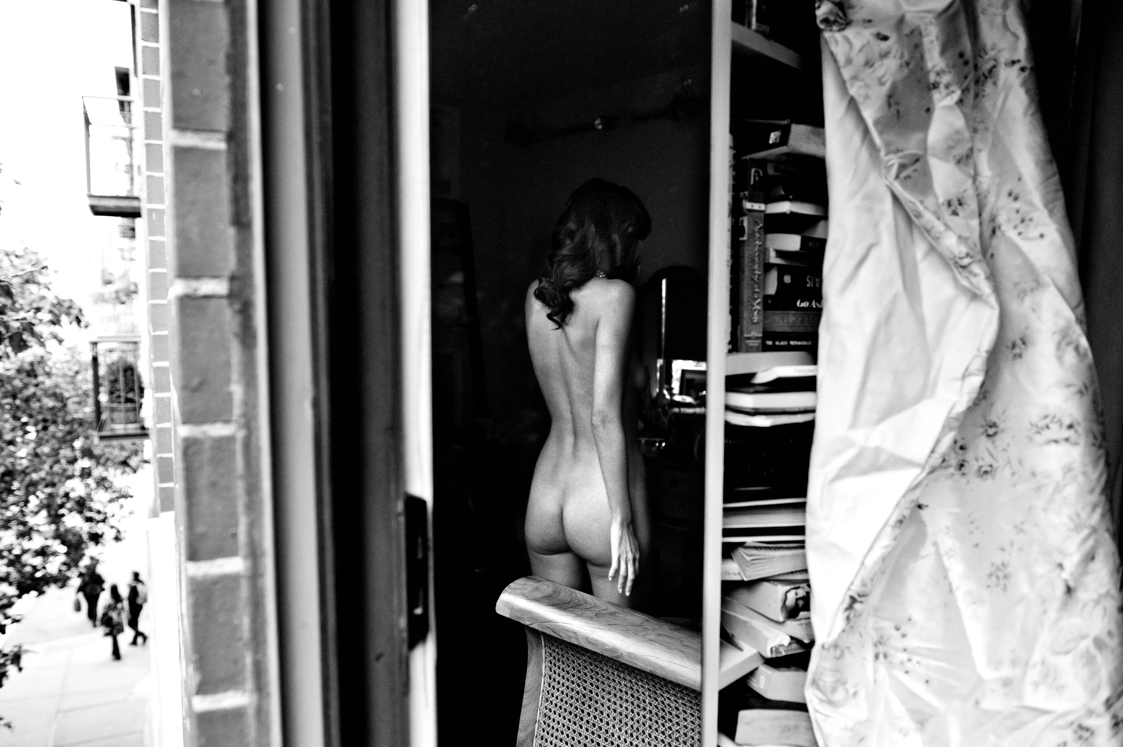 A woman alone in her home imagines that somebody else is there. And imagines what she would like them to do together.

This image was not featured in the published version of The Endings, but was an outtake we loved from the story “I Feel Him,” starring Paz de la Huerta.