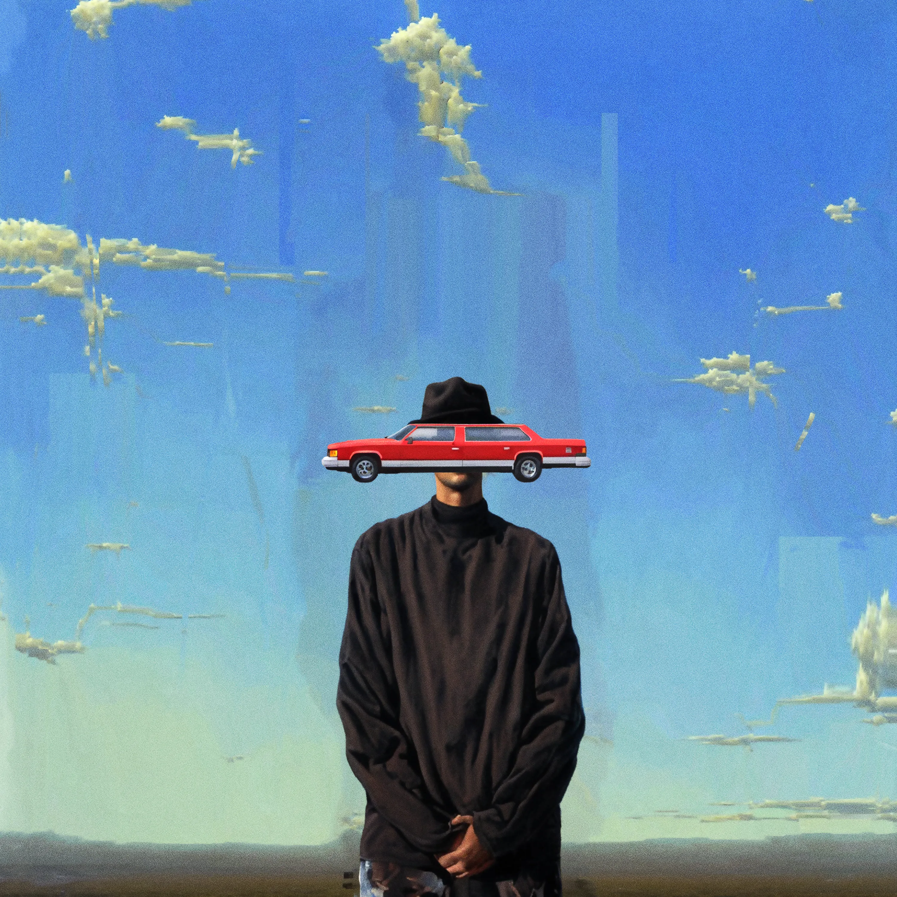 "Pursuing surreallity of dream, seeking a chance to escape into the physical existence."