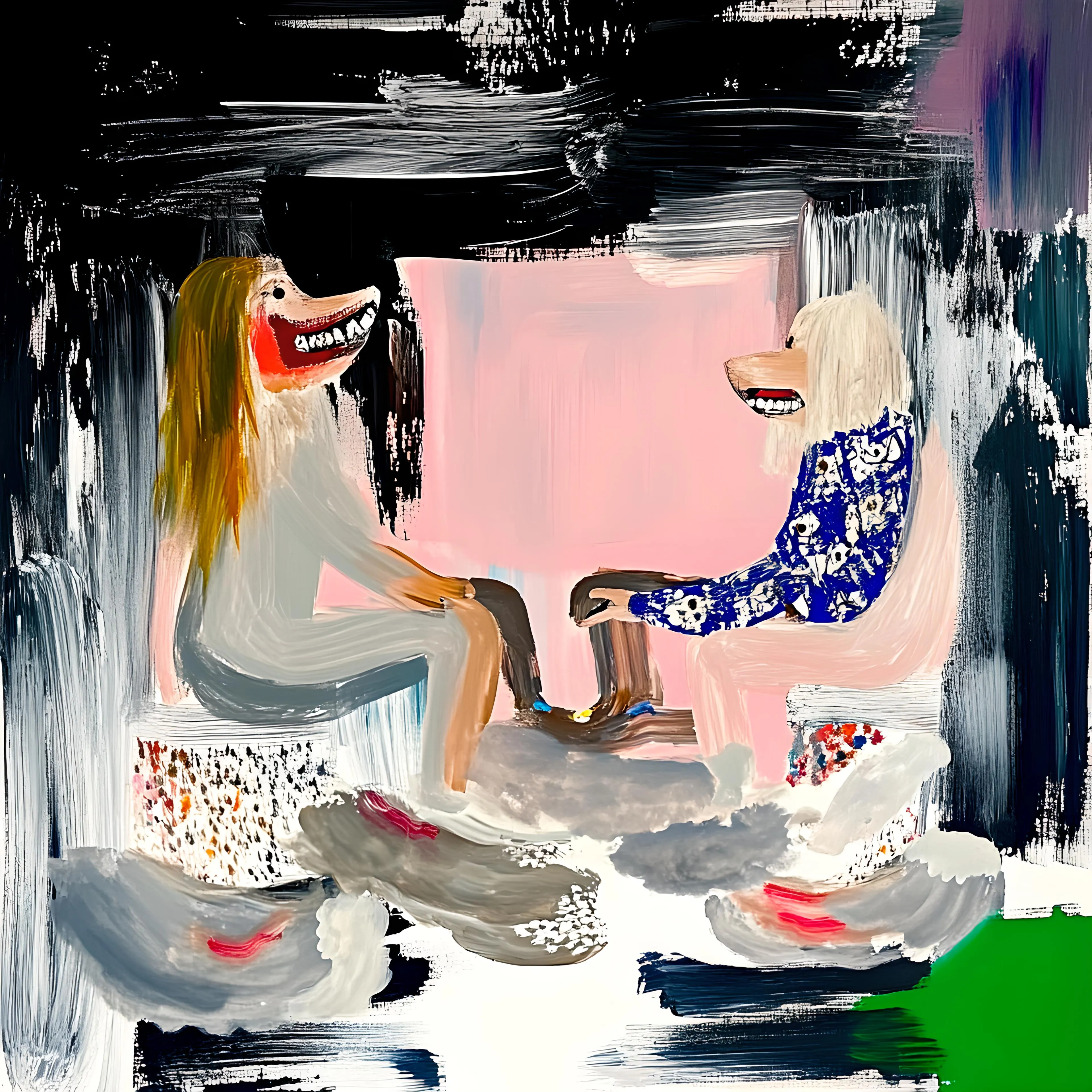 nodding in agreement