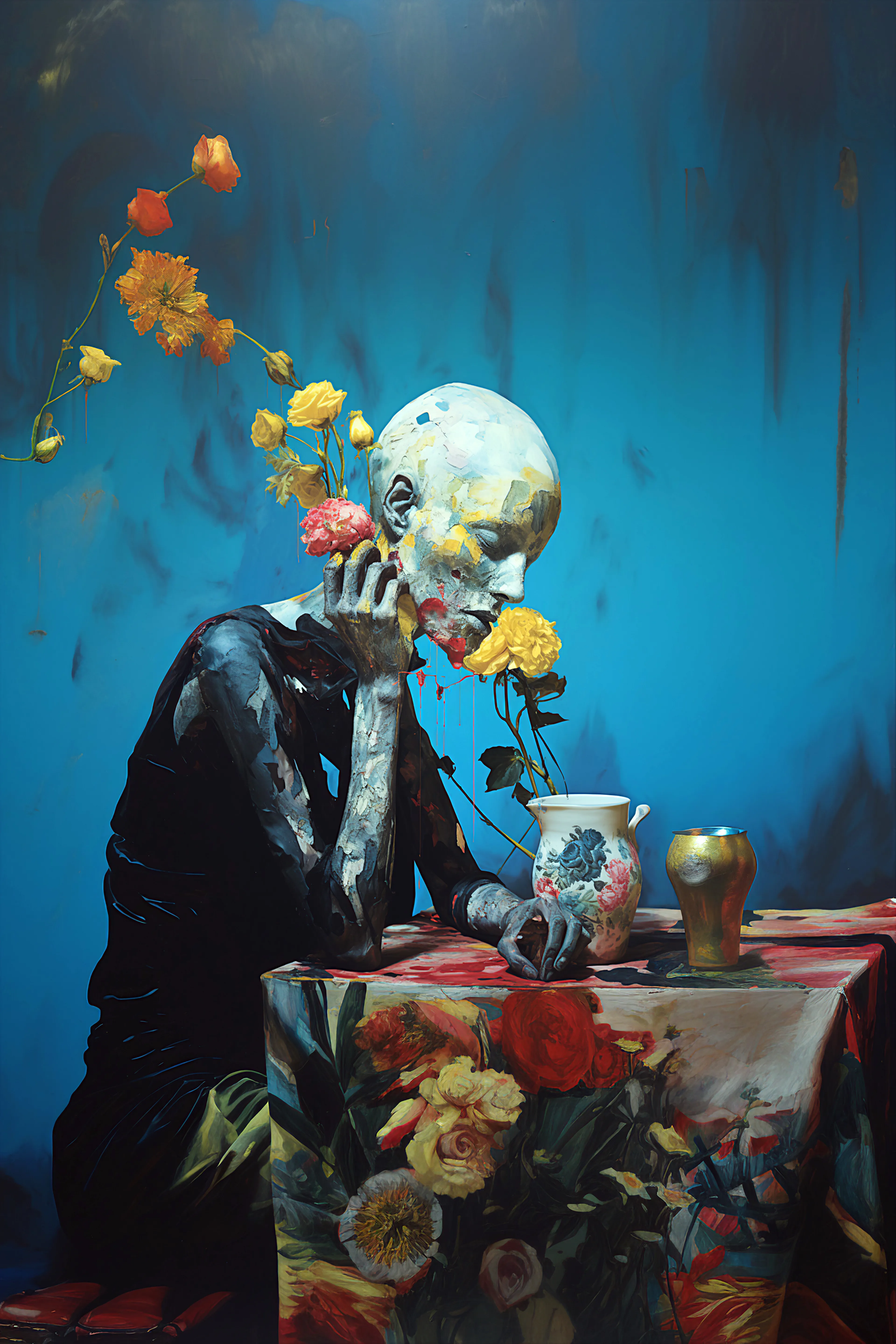 "Sense of Senses"

Exploring human emotion and hidden feelings.
Can anyone really see us for who we are?
Fragility of life.

AI collaboration

5400 x 8100 px
jpg

YEDAI 2023